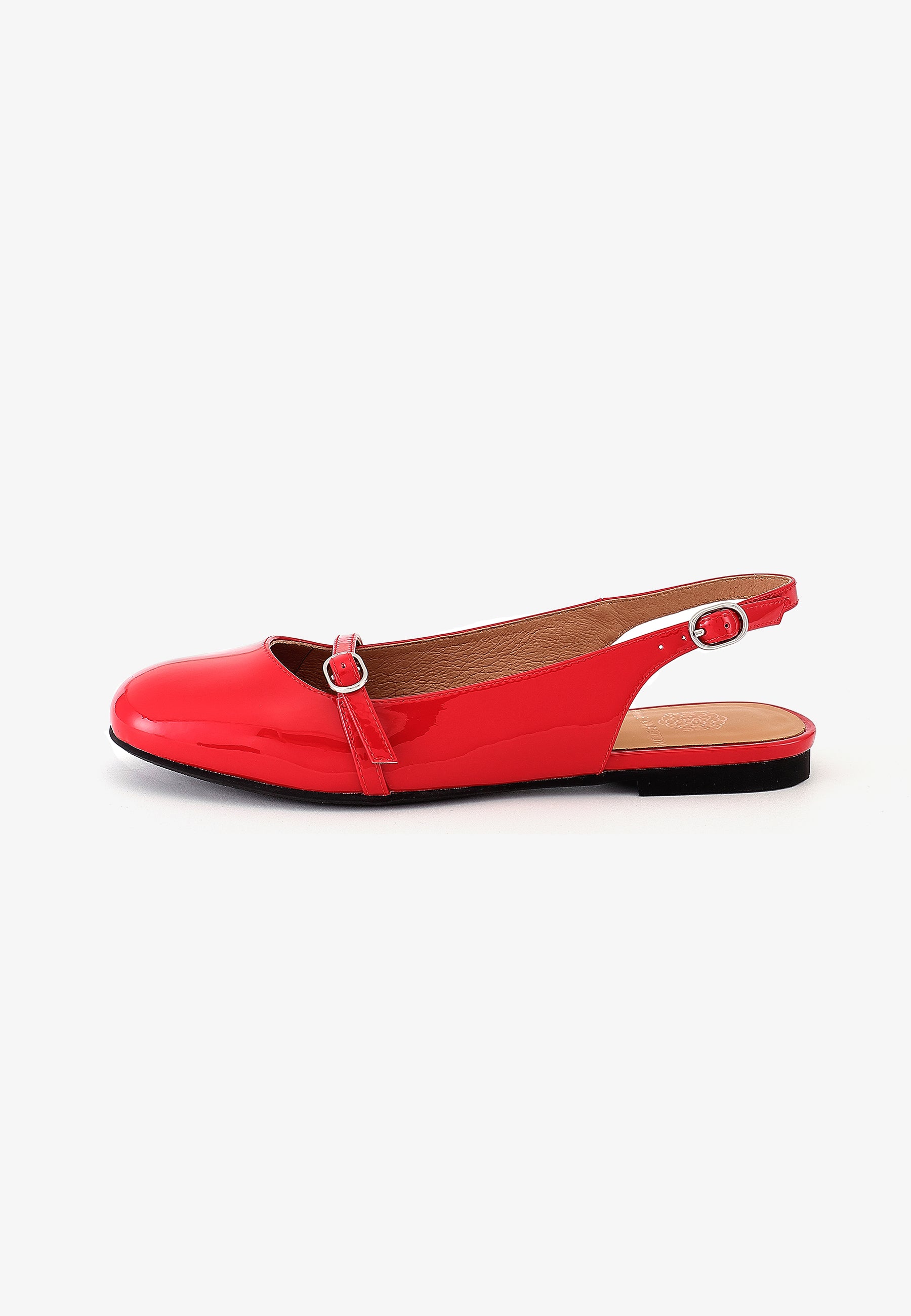 BALLERINES TIFFANY - VERNI ROUGE