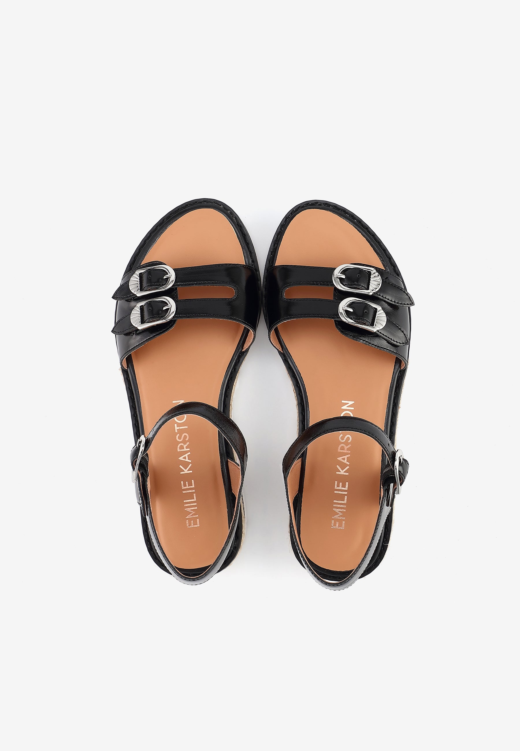 SANDALES XENIA - NOIR