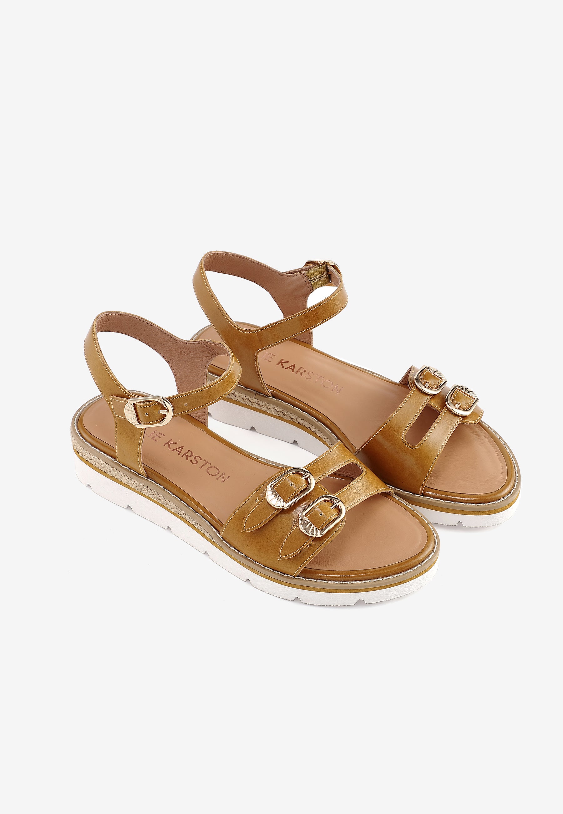 SANDALES XENIA - OCRE