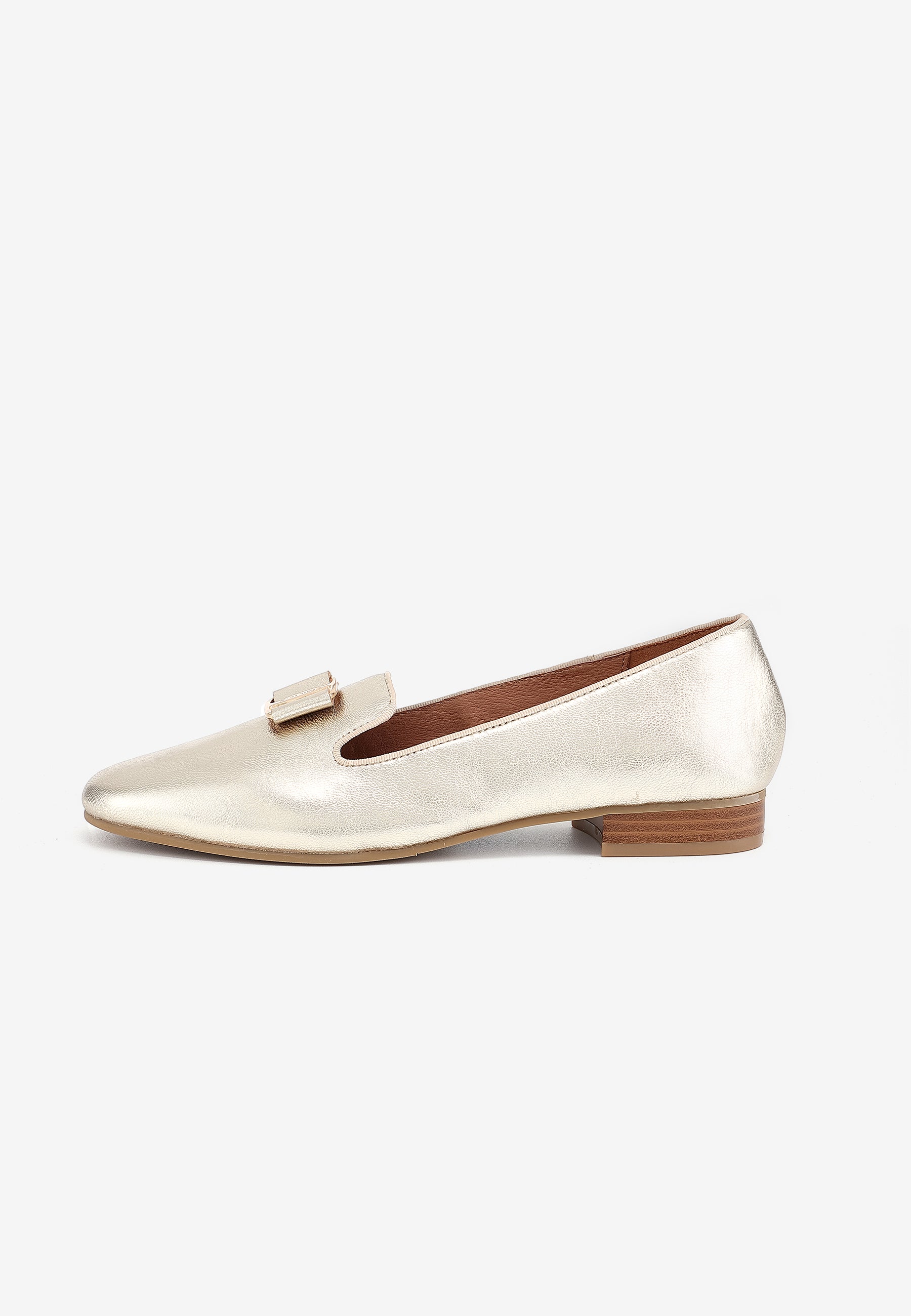 MOCASSINS YUNI - PLATINE