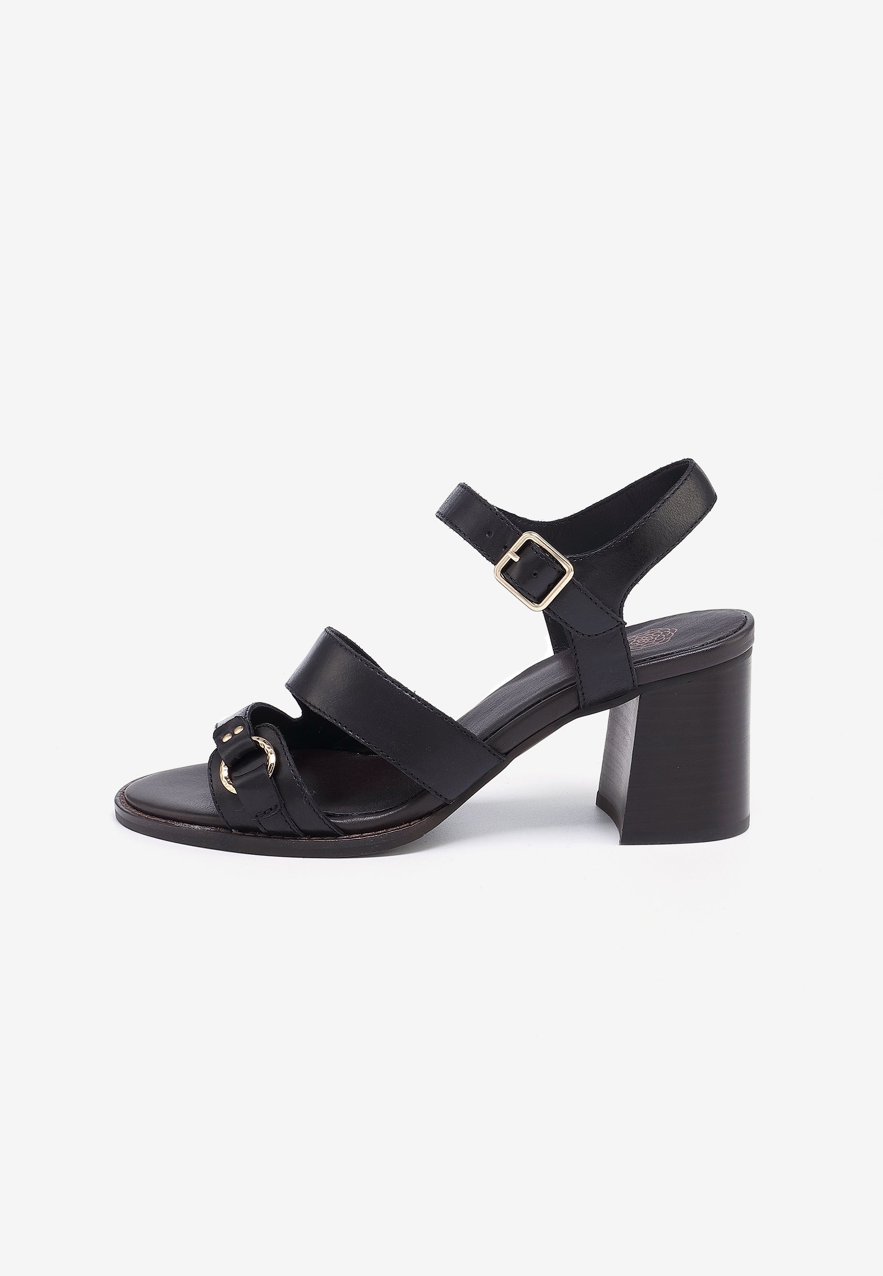SANDALES À TALONS ZOLA - NOIR