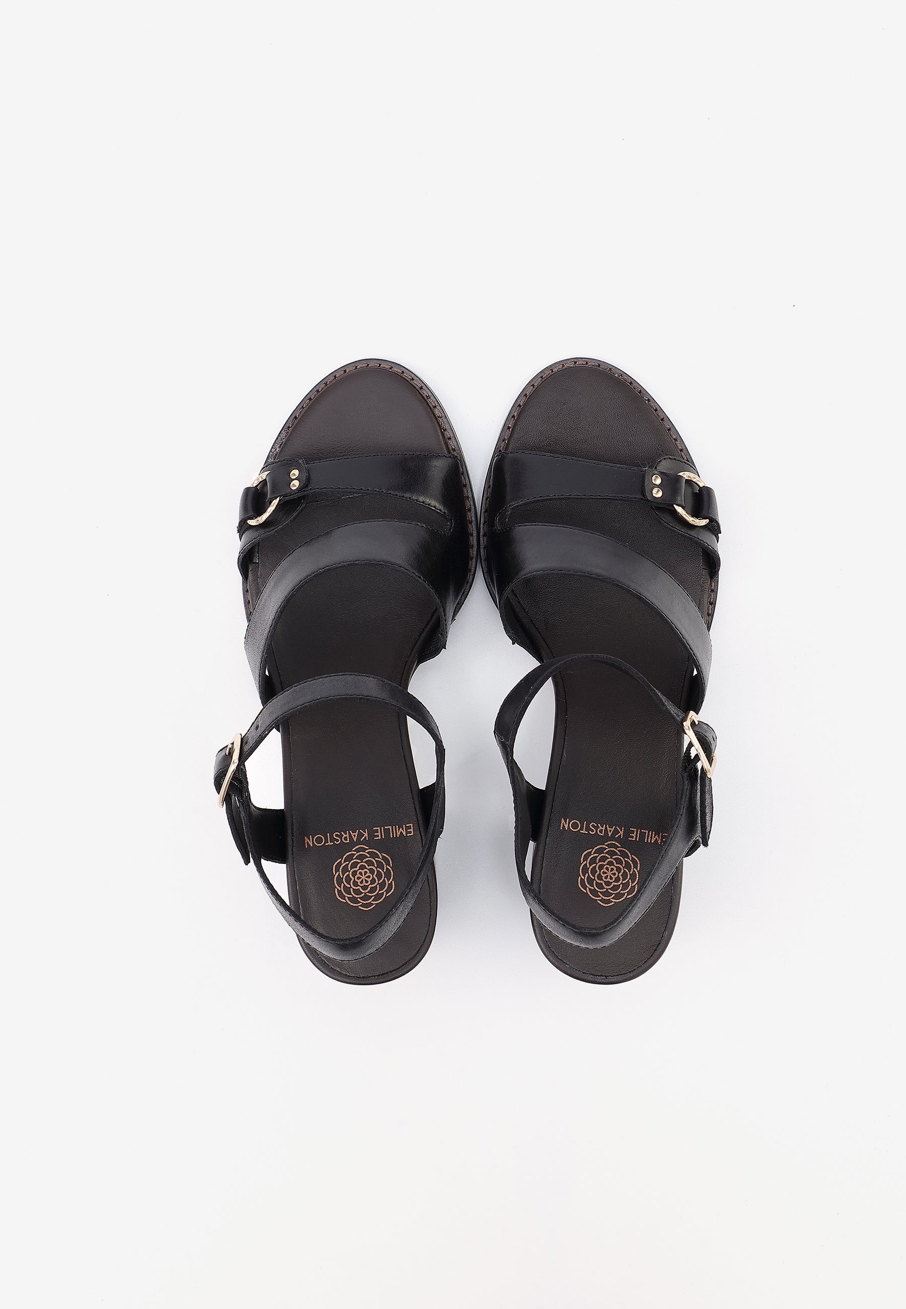 SANDALES À TALONS ZOLA - NOIR