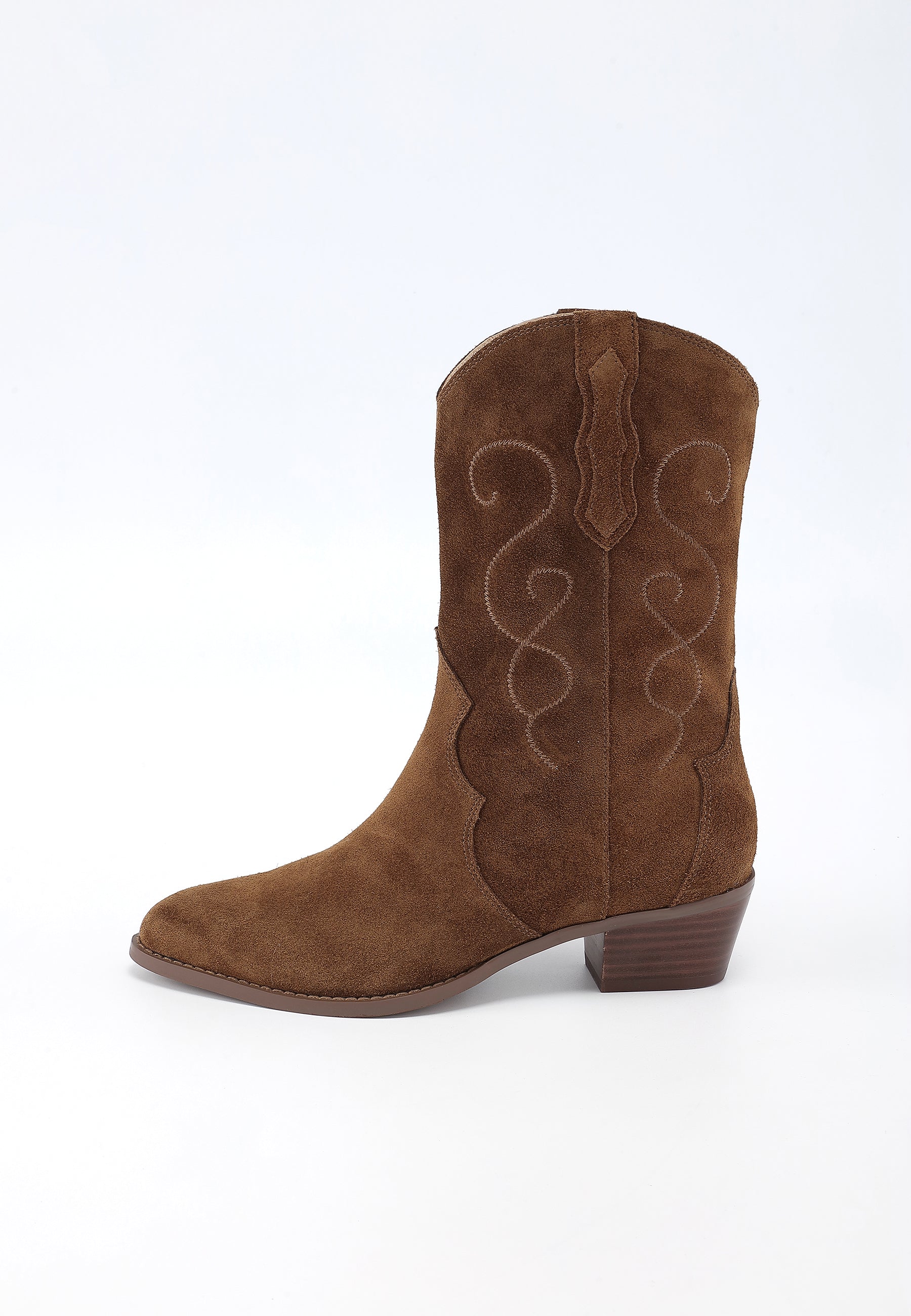 AJISAI ANKLE BOOTS - CAMEL