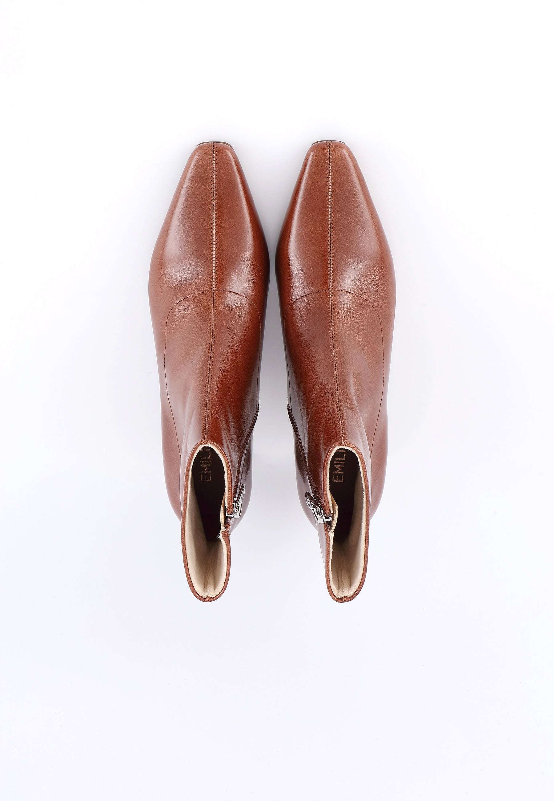 ALIX ANKLE BOOTS - COGNAC
