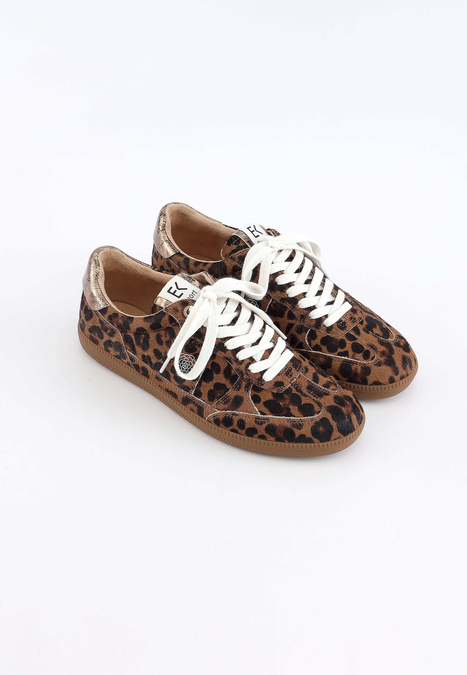 BASKETS CHERRY - LEOPARD CAMEL