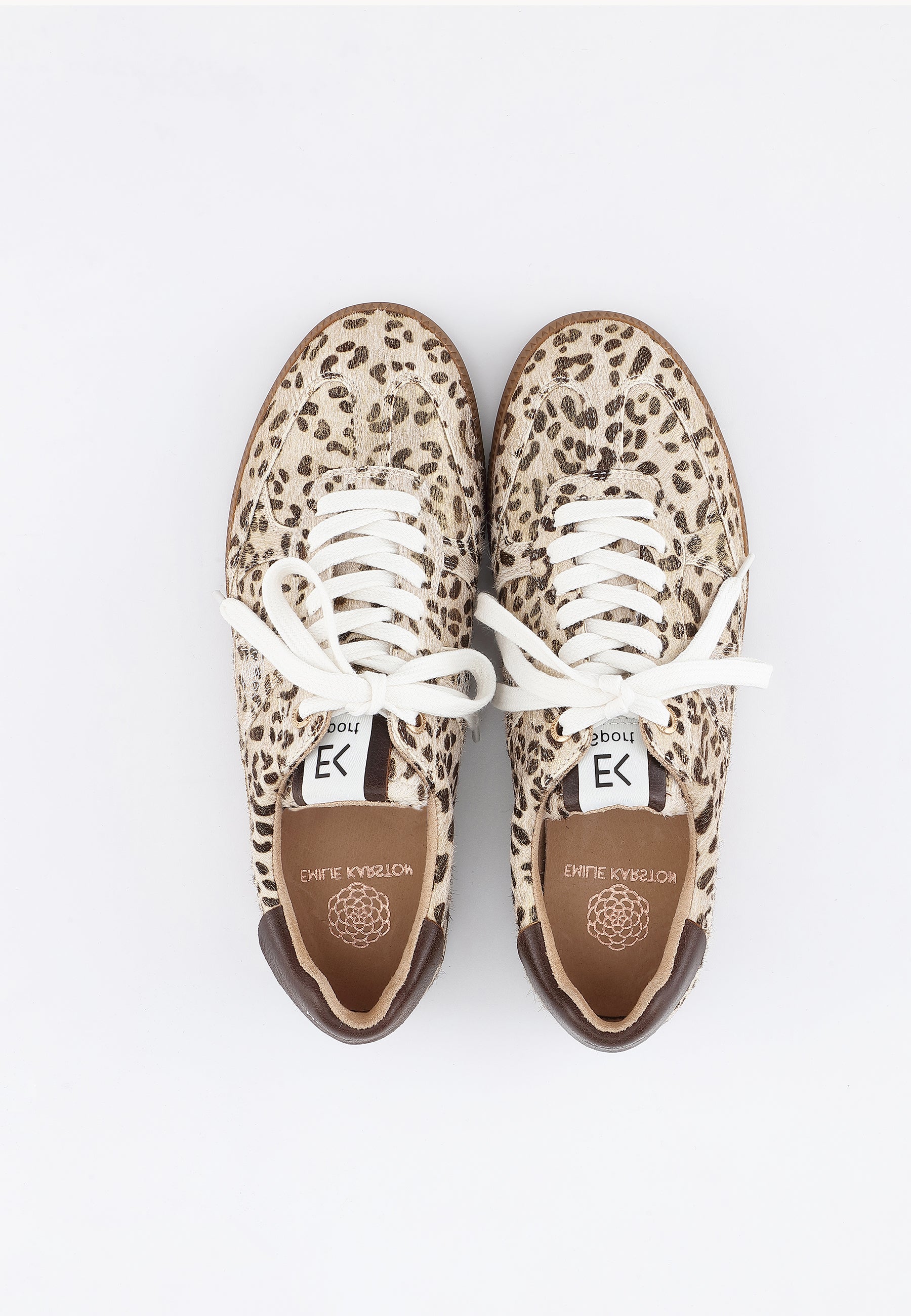 BASKETS CHERRY - LEOPARD TAUPE