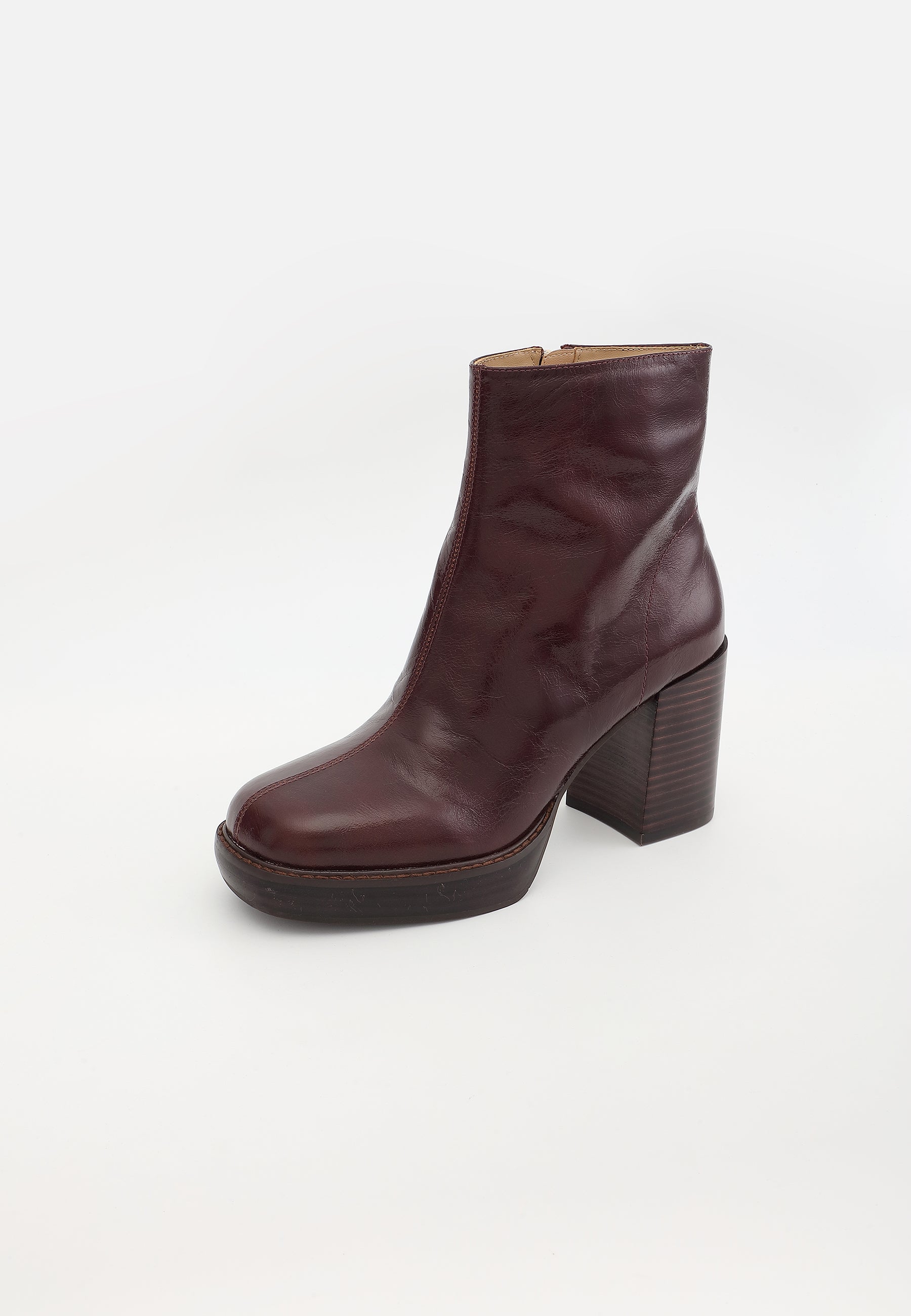 CLEA ANKLE BOOTS - BROWN