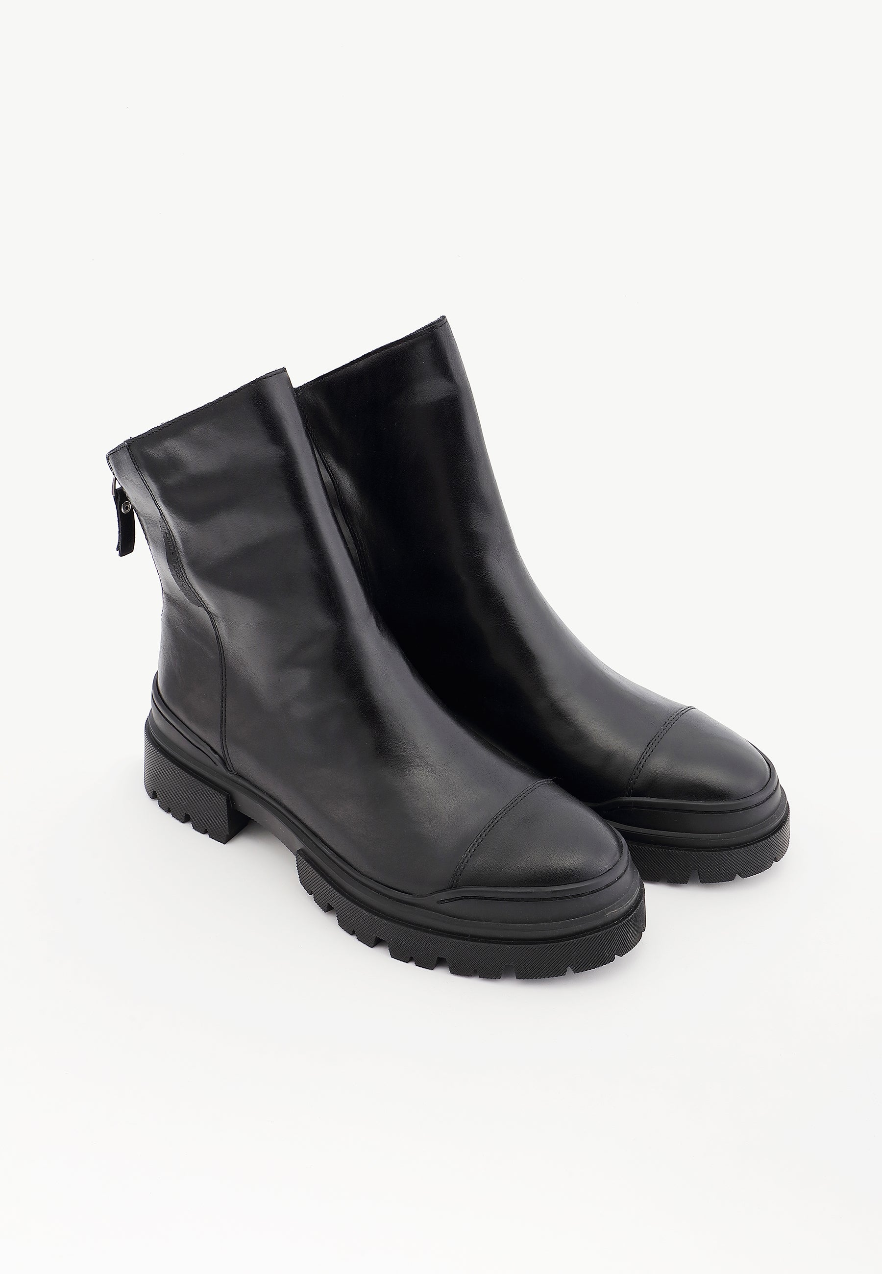 BOTTINES FRESSIA - NOIR LISSE