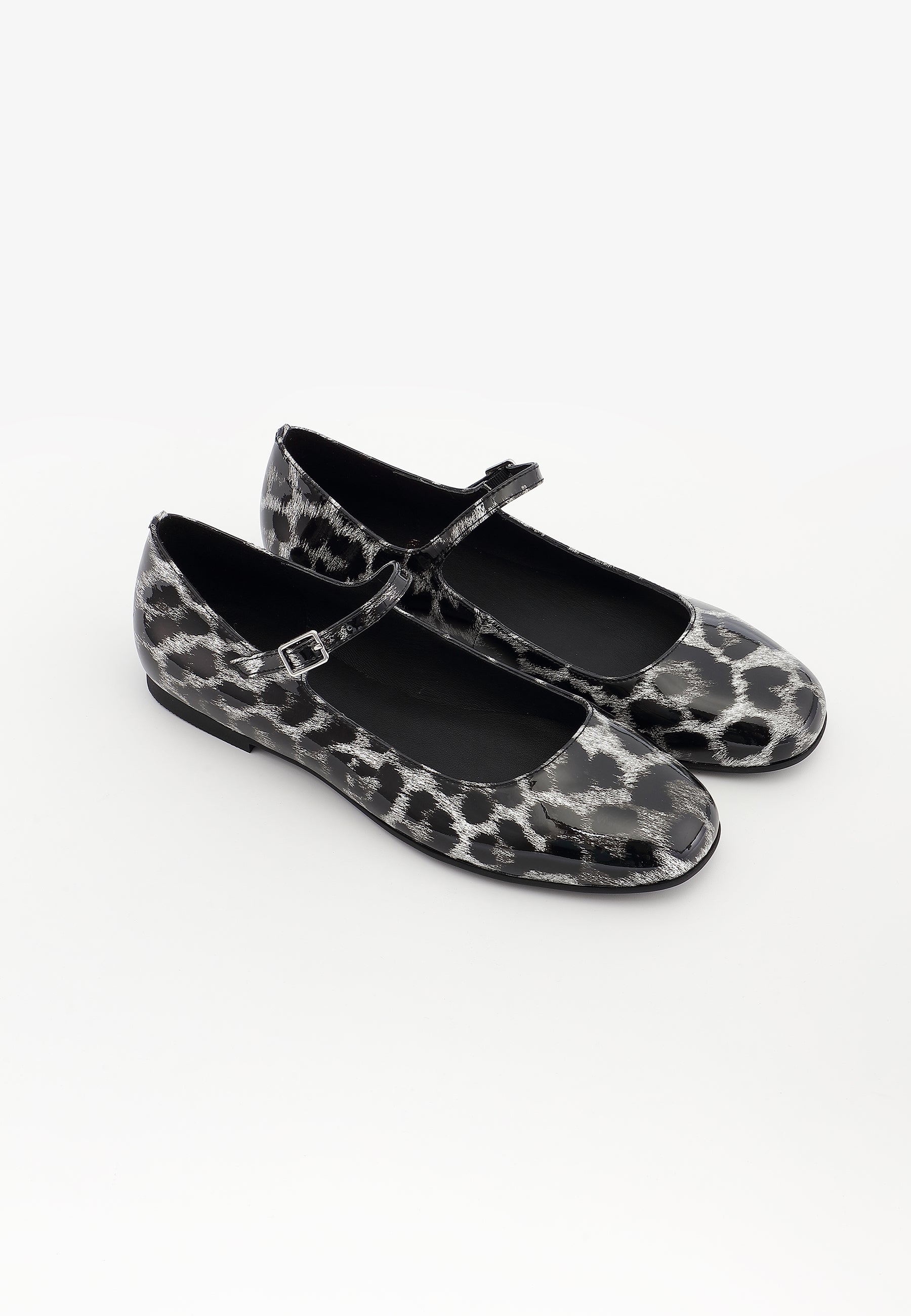BALLERINES LAELIA - LÉOPARD NOIR
