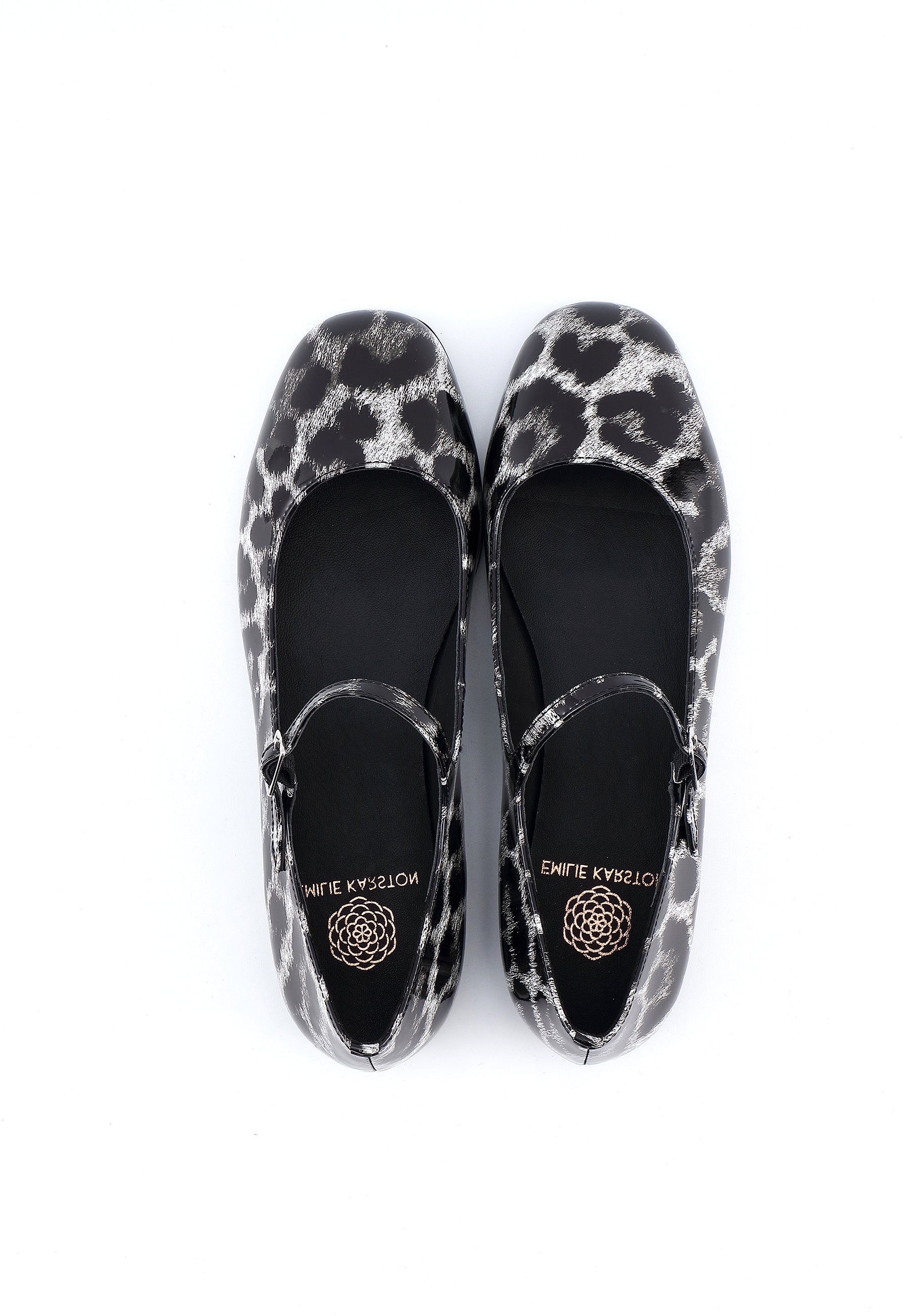 BALLERINES LAELIA - LÉOPARD NOIR