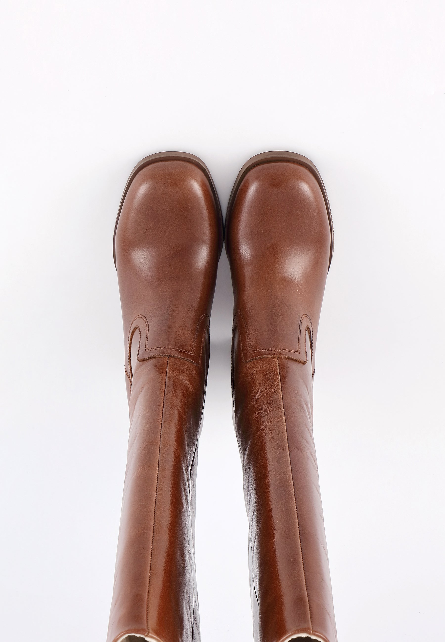 LEONNE BOOTS - COGNAC