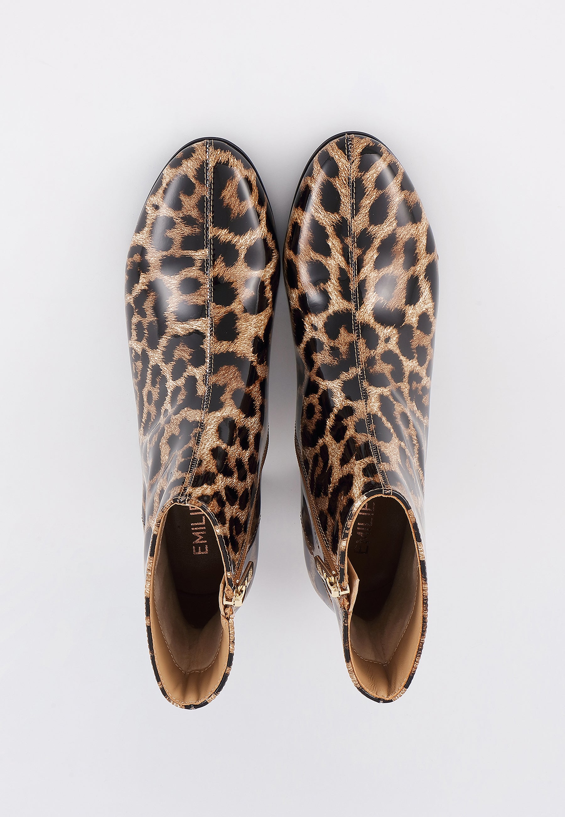 BOTTINES LONDON - LÉOPARD CAMEL