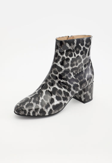 BOTTINES LONDON - LÉOPARD NOIR