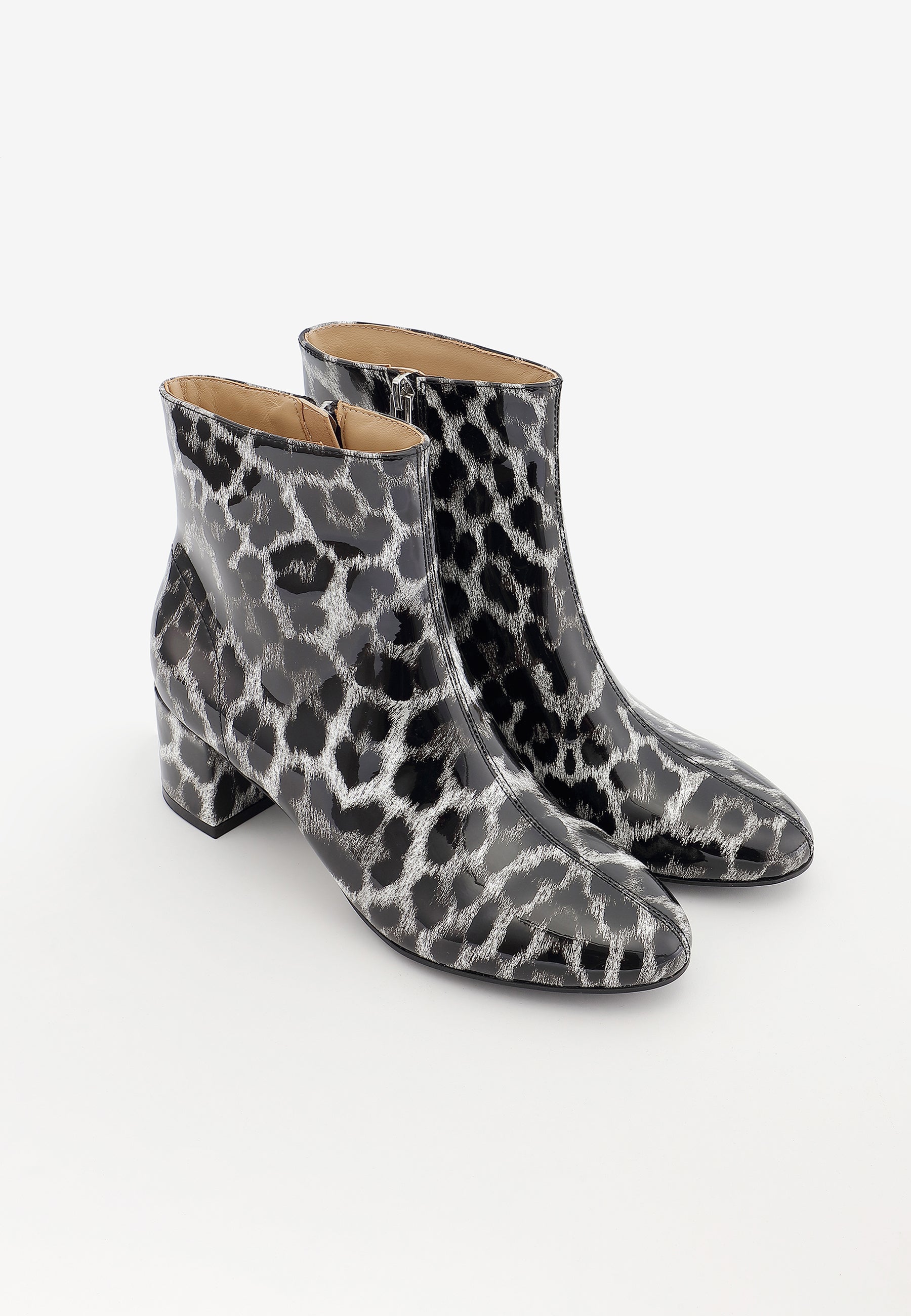 BOTTINES LONDON - LÉOPARD NOIR