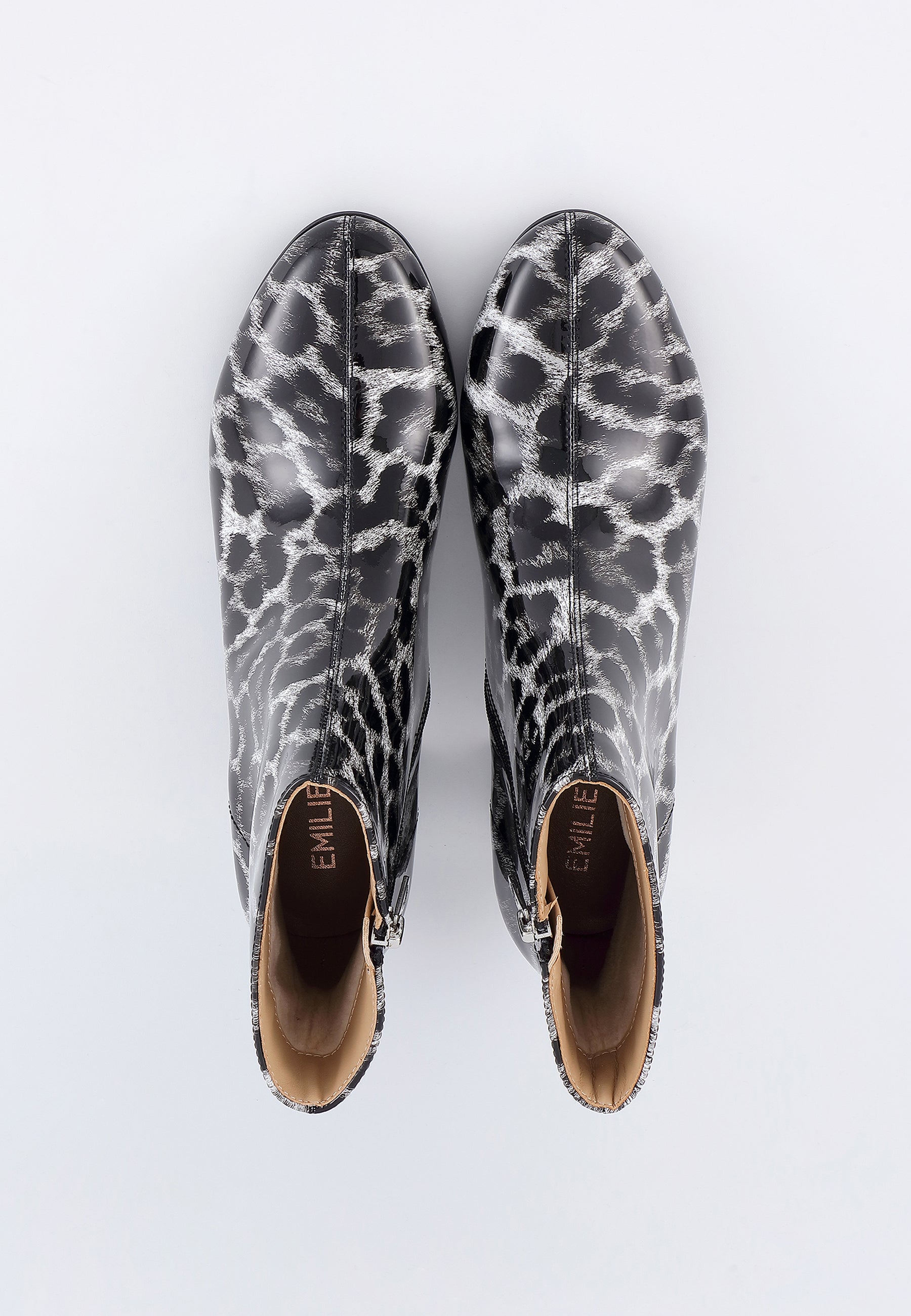 BOTTINES LONDON - LÉOPARD NOIR