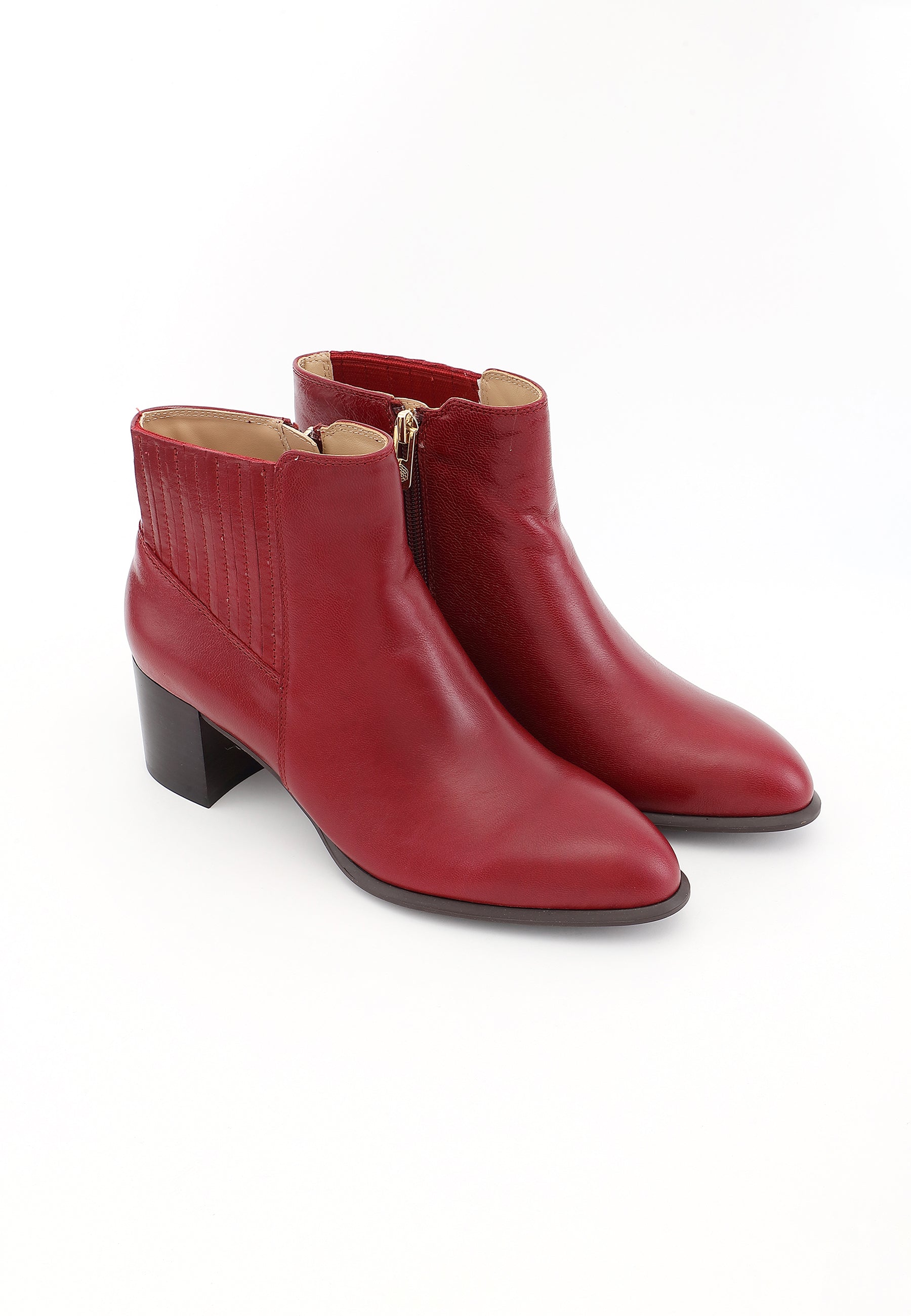 BOTTINES LYRIEL - BORDEAUX