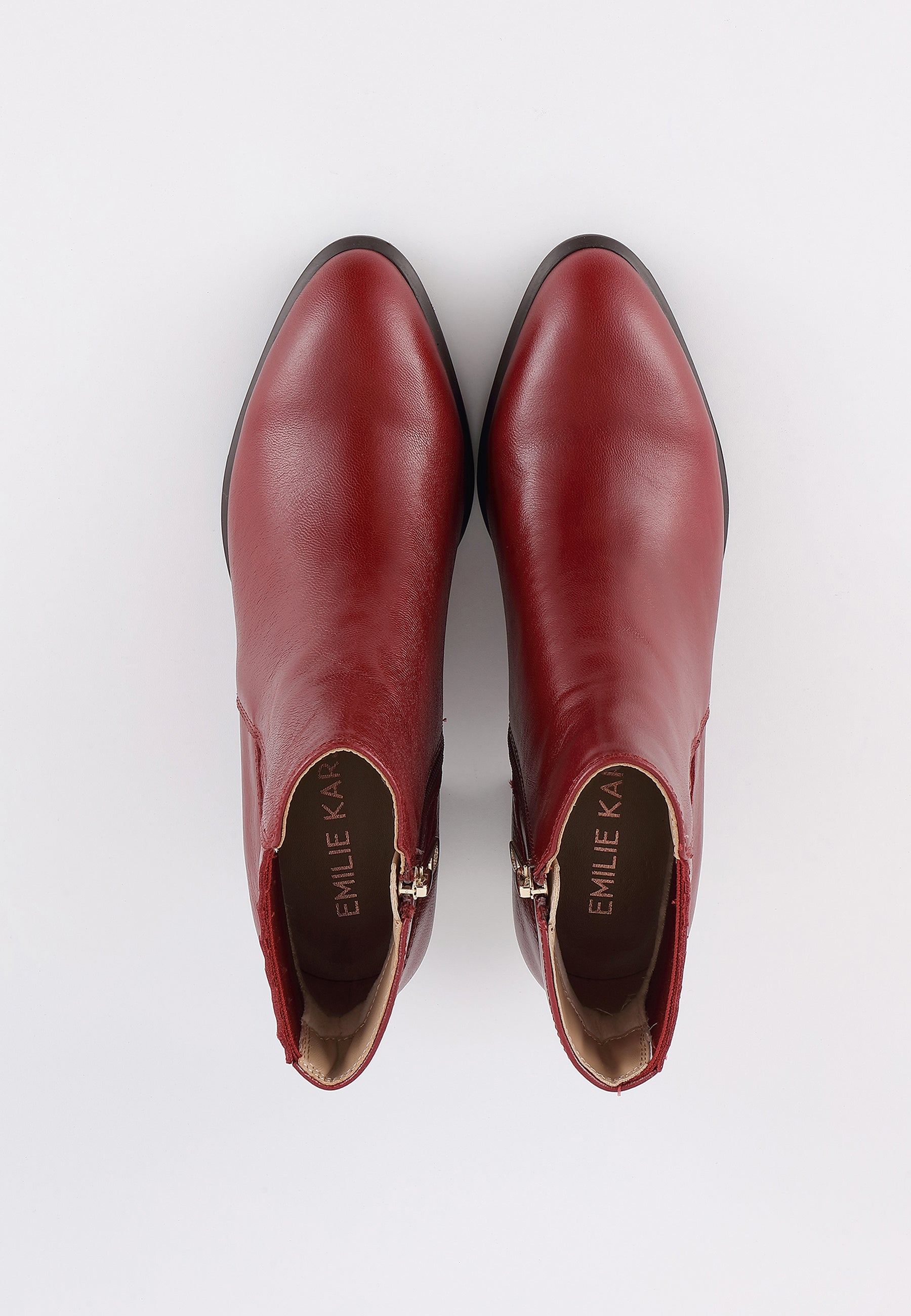 BOTTINES LYRIEL - BORDEAUX