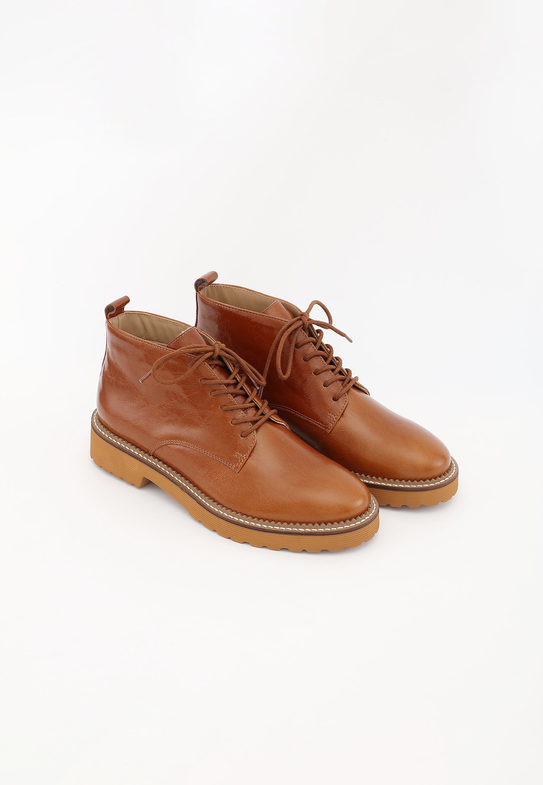 DERBIES MARIGOLD - COGNAC