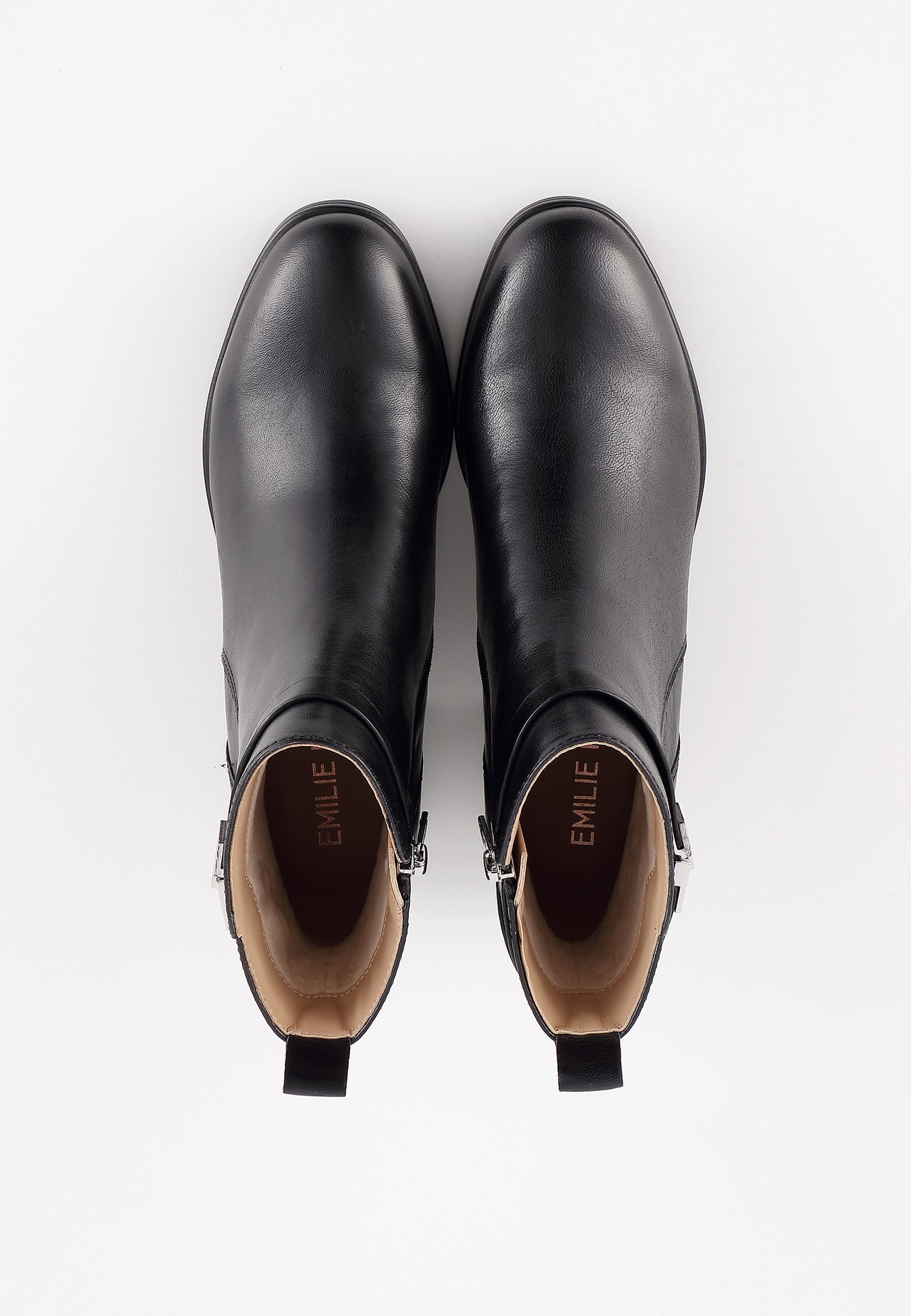 BOTTINES MARINE - NOIR