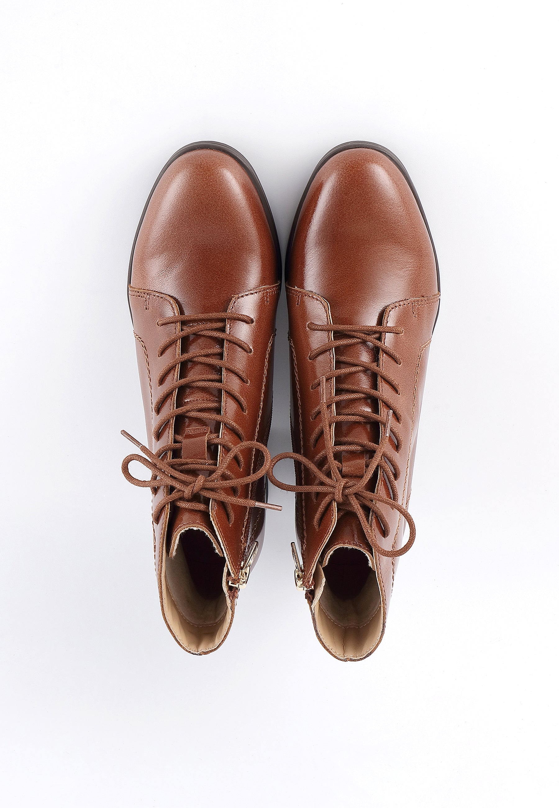 BOTTINES MERYN - COGNAC