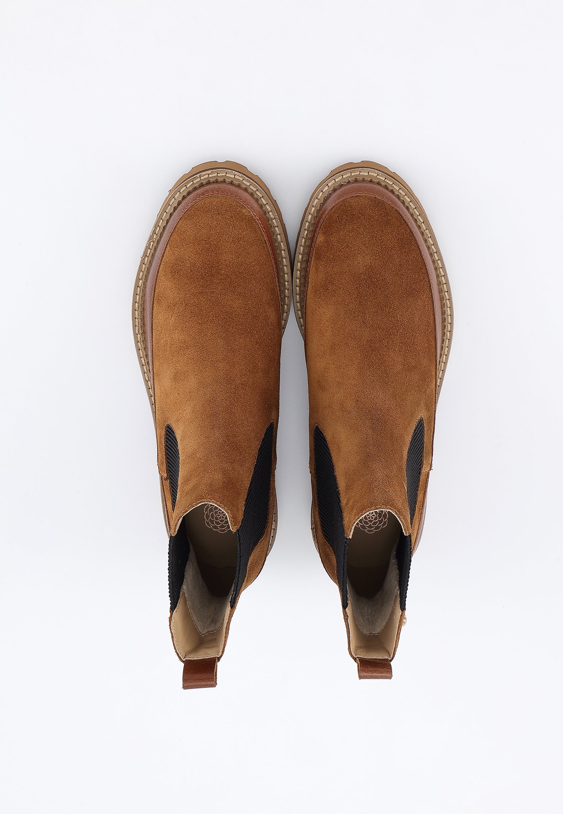 BOTTINES OLIVIA - Cognac