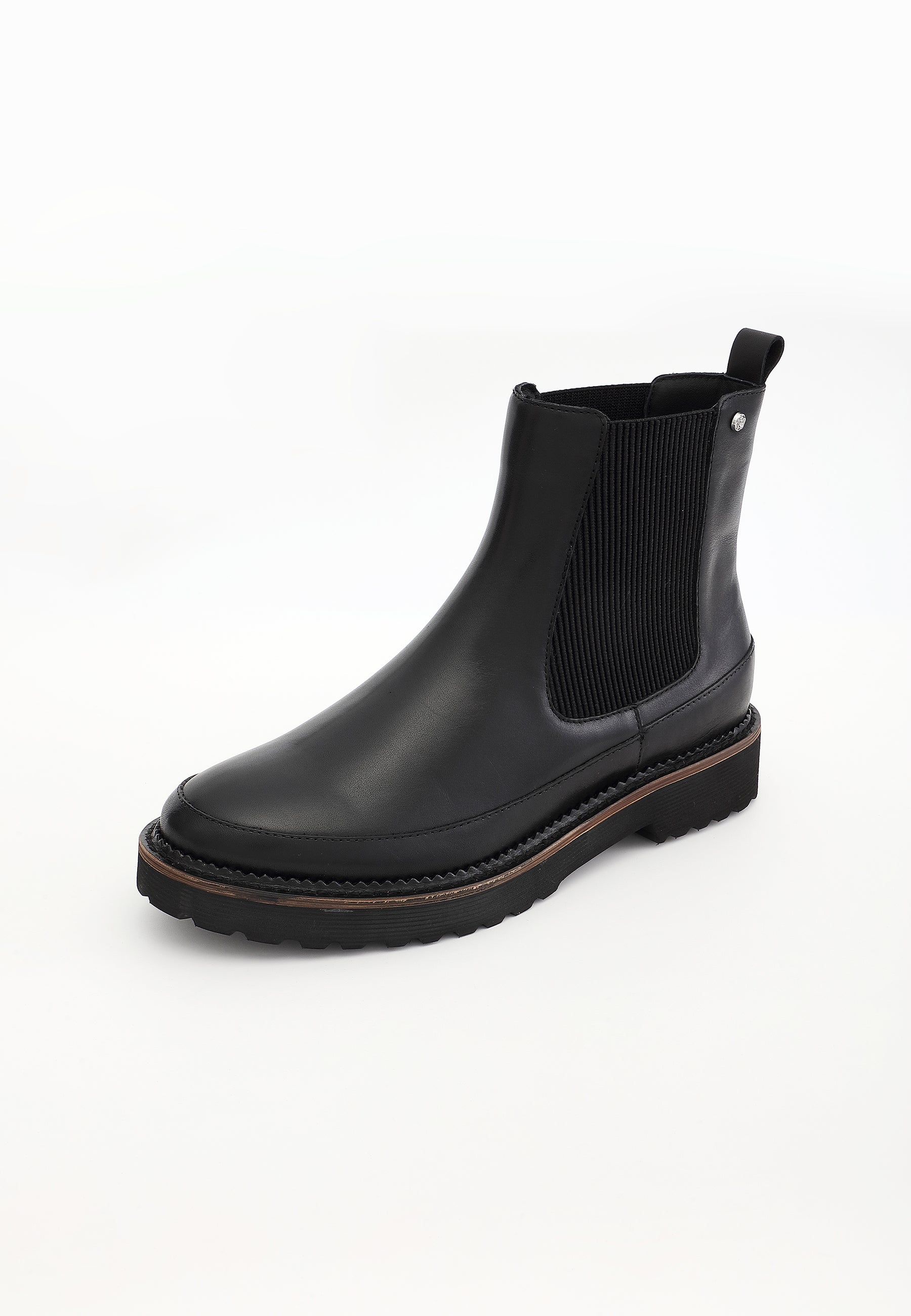BOTTINES OLIVIA - Noir Lisse