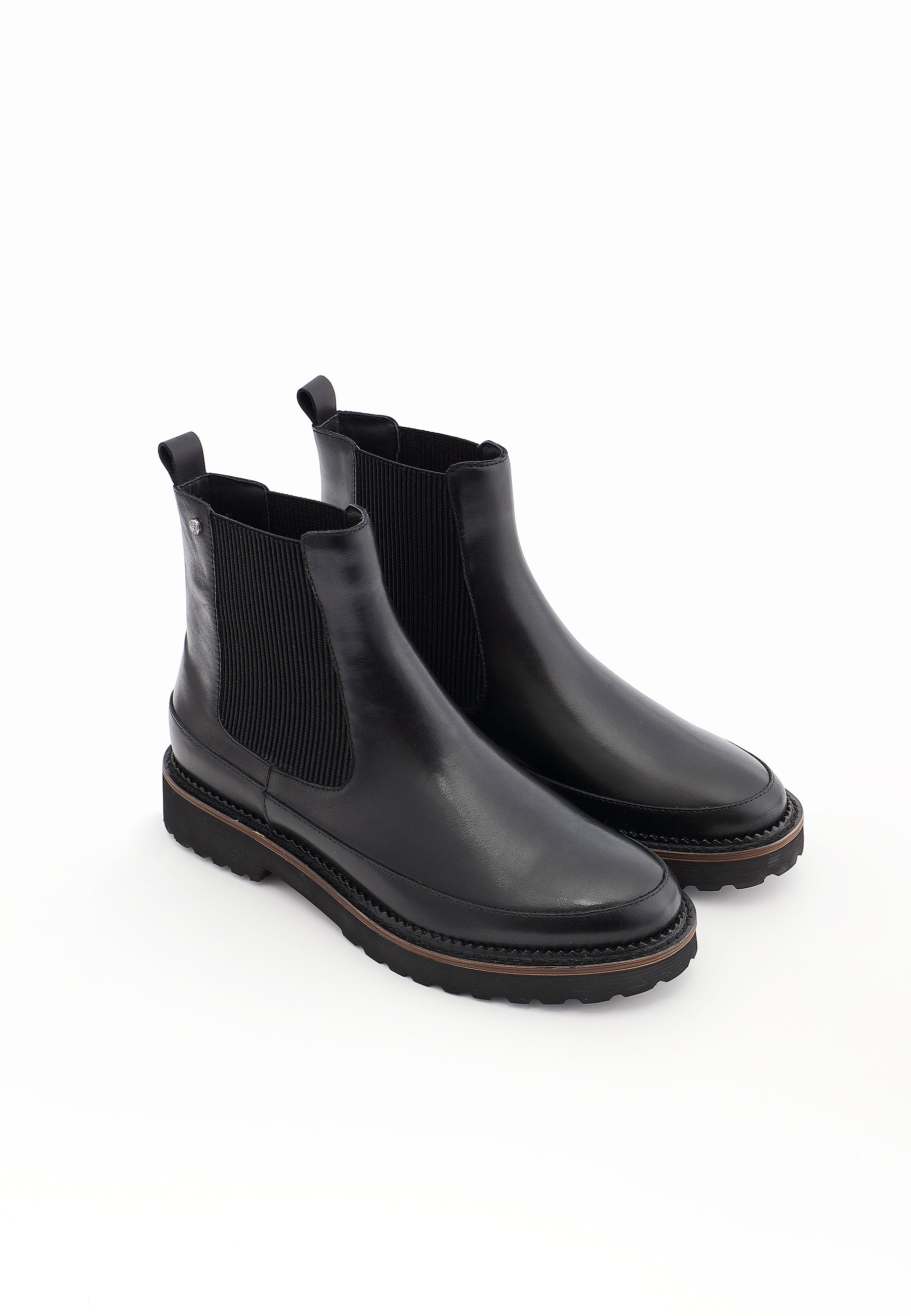 BOTTINES OLIVIA - Noir Lisse
