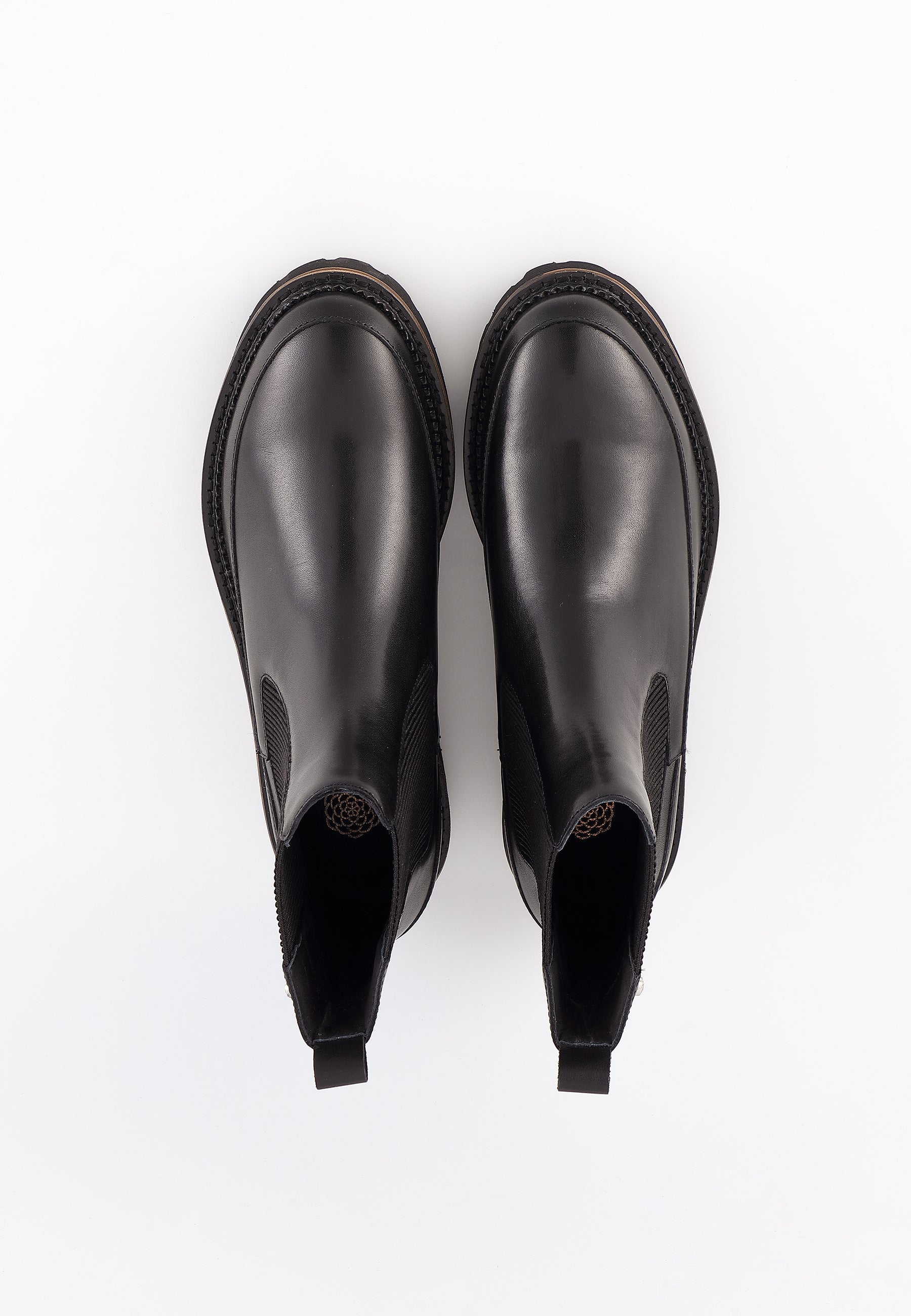 BOTTINES OLIVIA - Noir Lisse