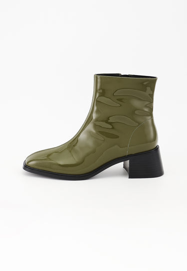 BOTTINES PARIS - KAKI VERNI