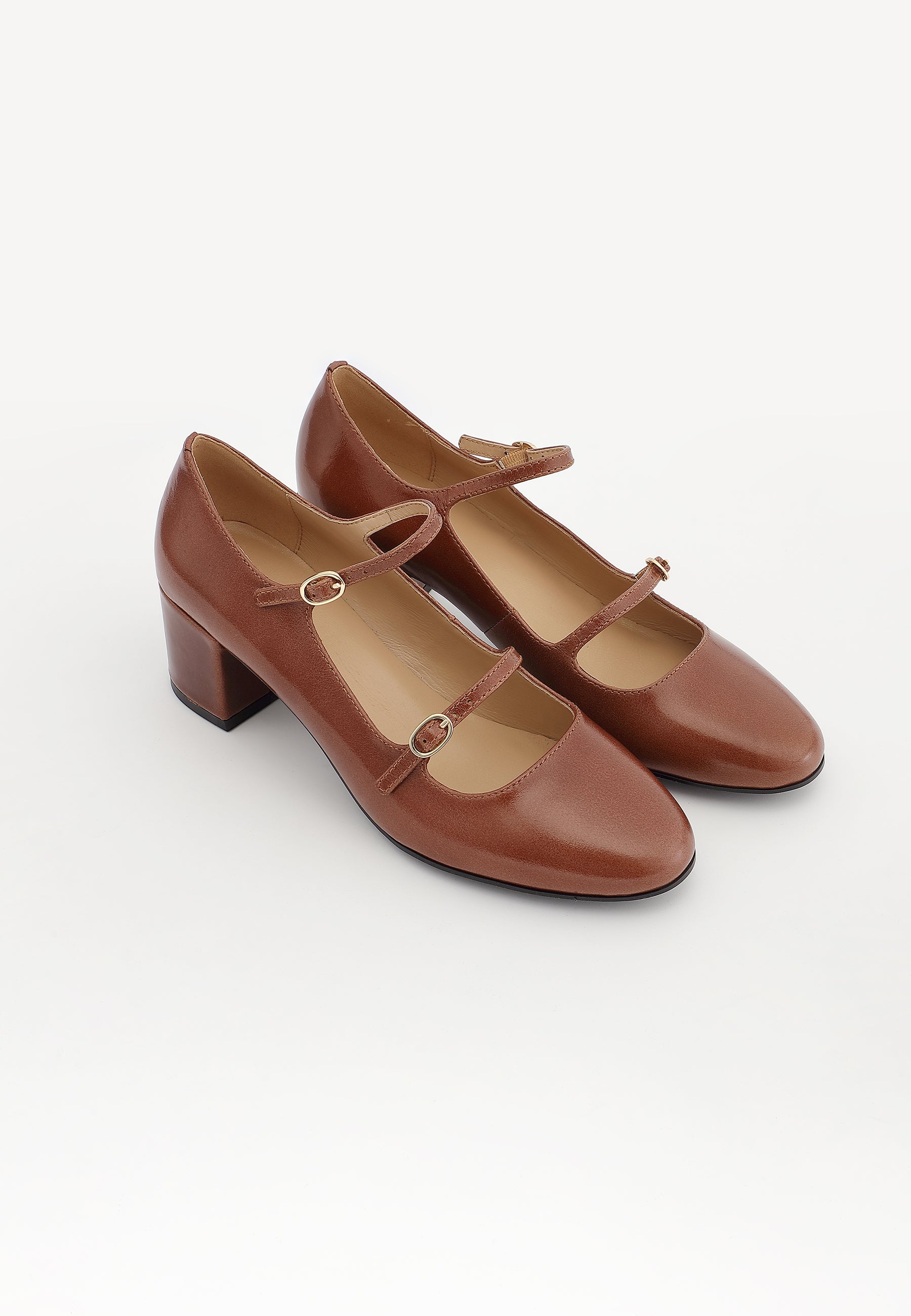 ESCARPINS PIVOINE - COGNAC