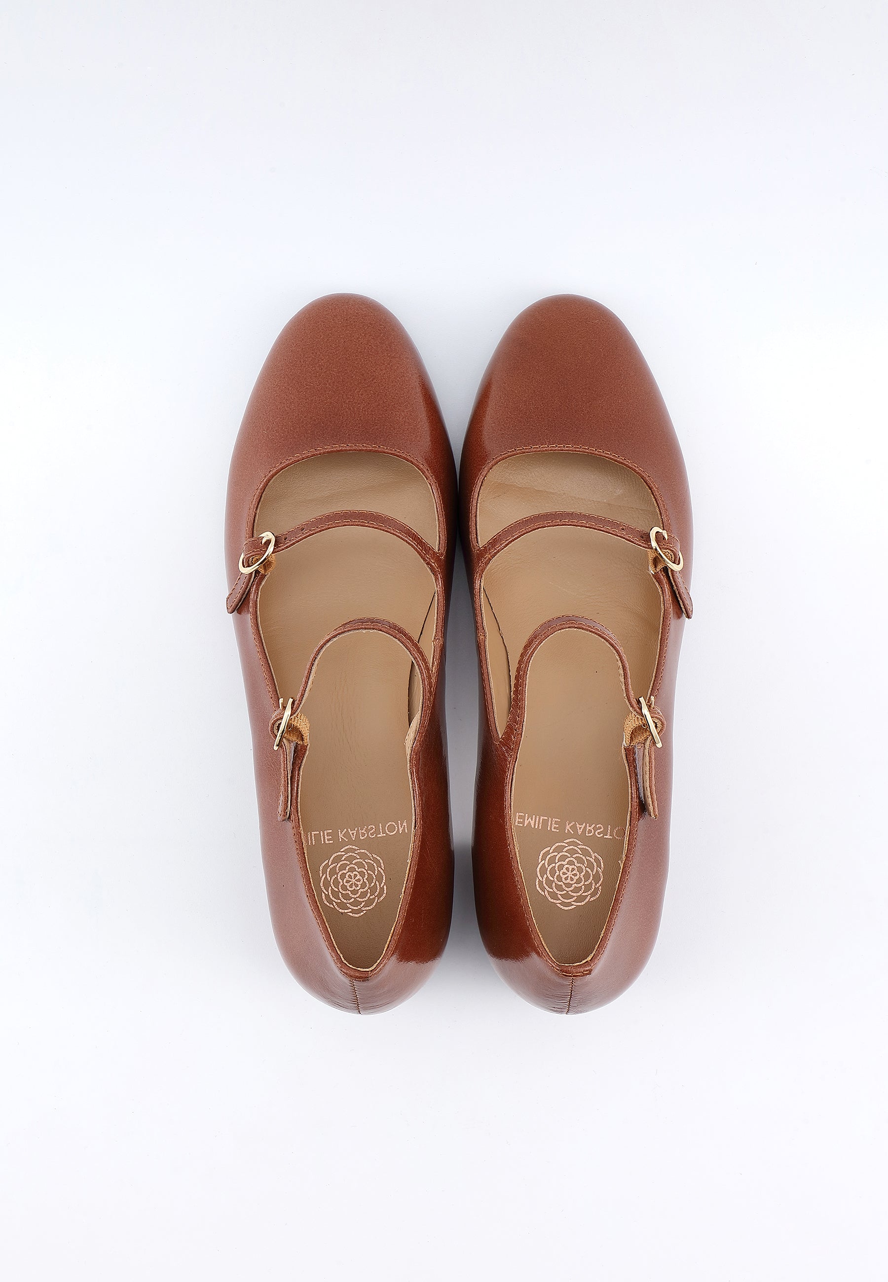 ESCARPINS PIVOINE - COGNAC