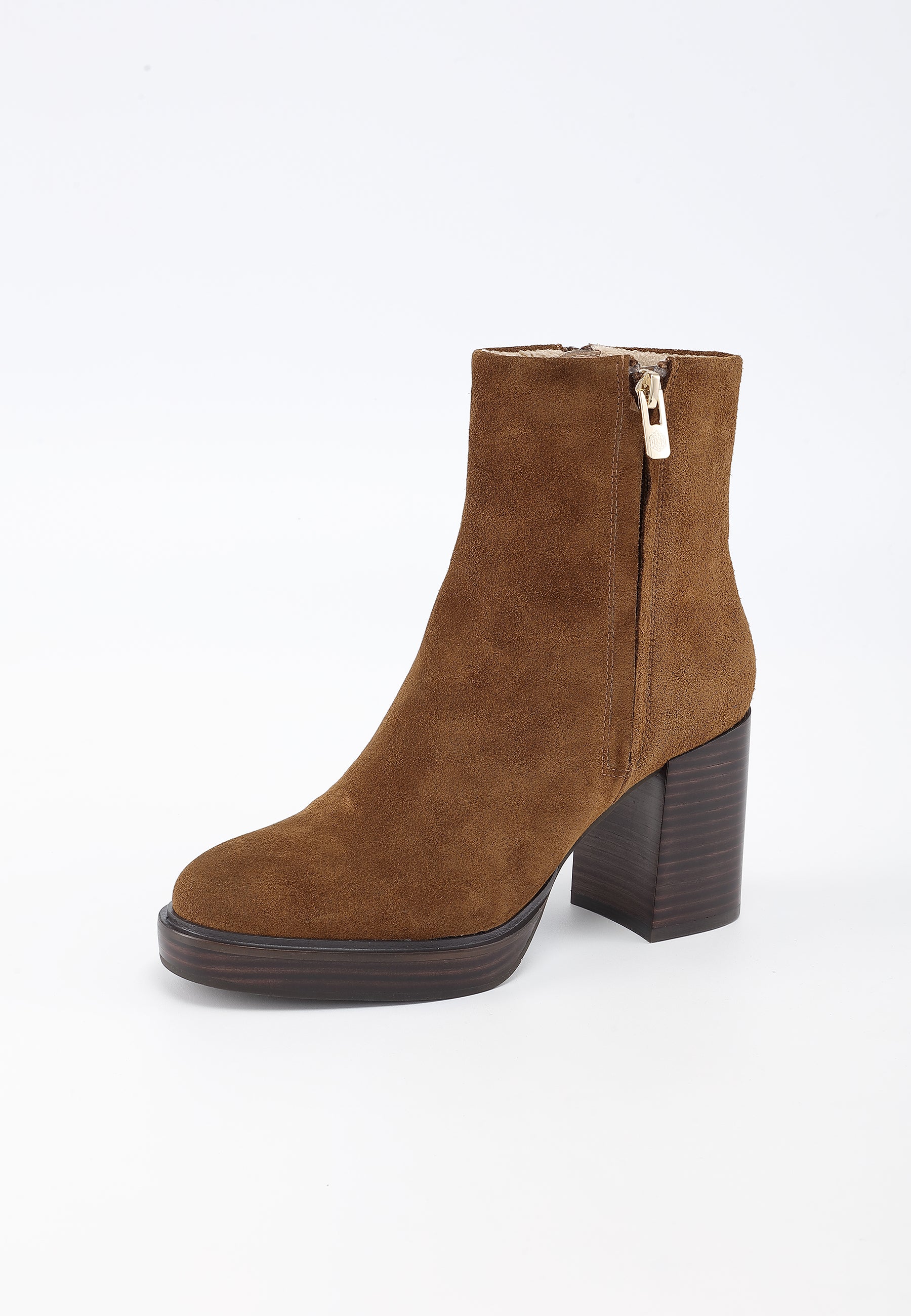 BOTTINES SOLAIA - CAMEL