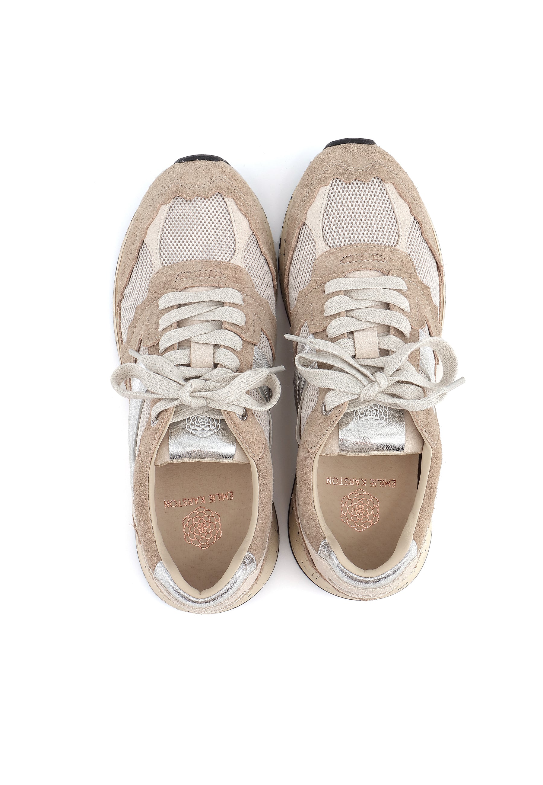 ASTRA - Baskets Urbaines à Plateforme Blanc/Beige