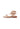 ATHENA - Sandales Plates en Cuir Rose/Nude