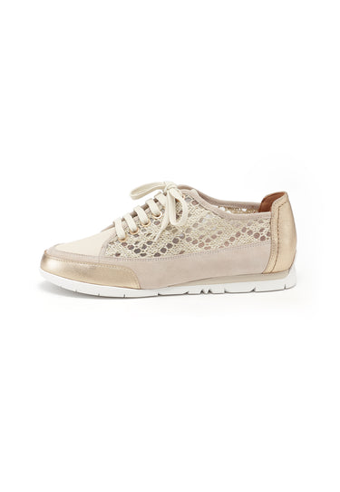 CAMINO - Baskets Dentelle Chic & Confort Beige