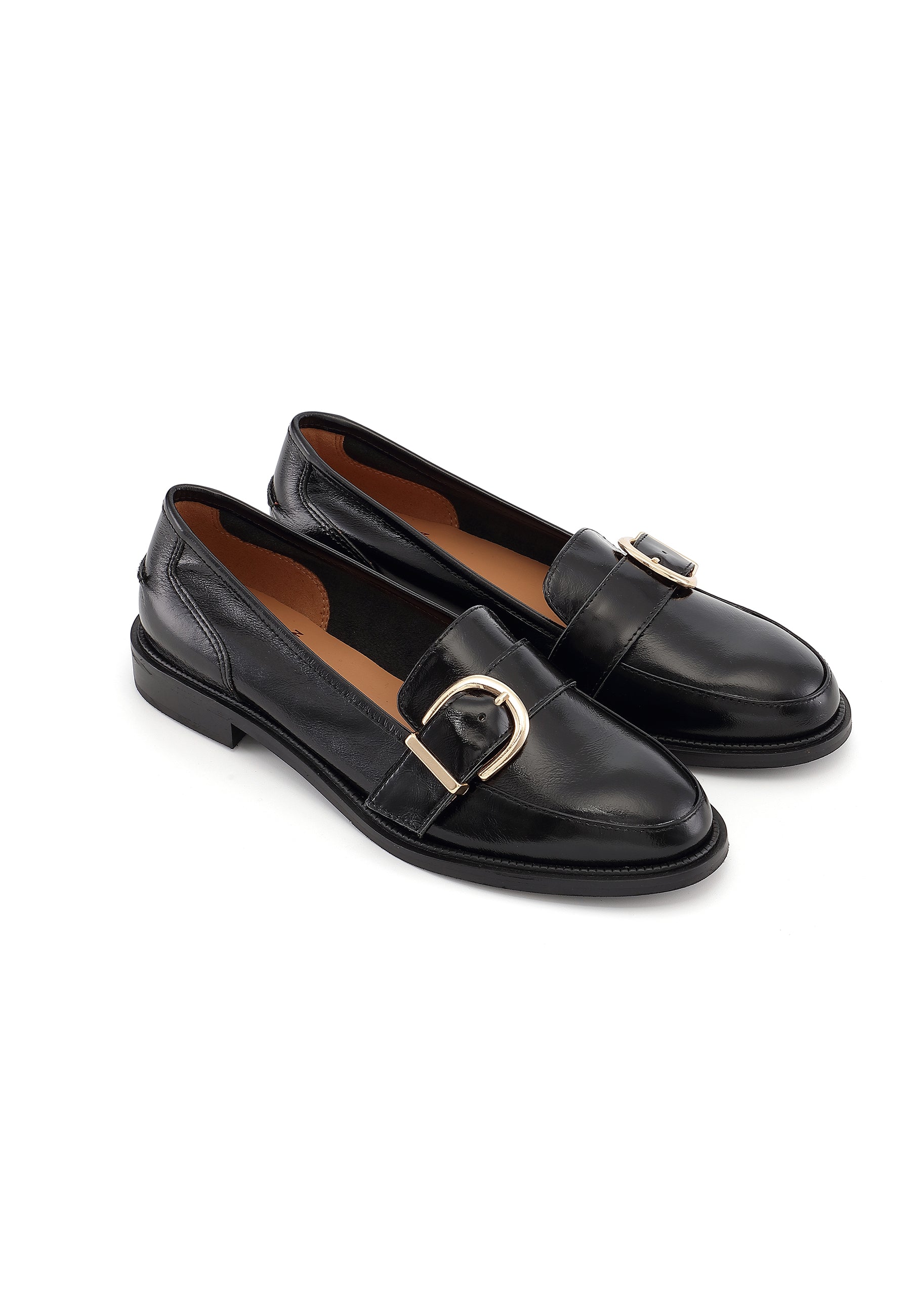 CASSIDY - Mocassin en cuir Noir