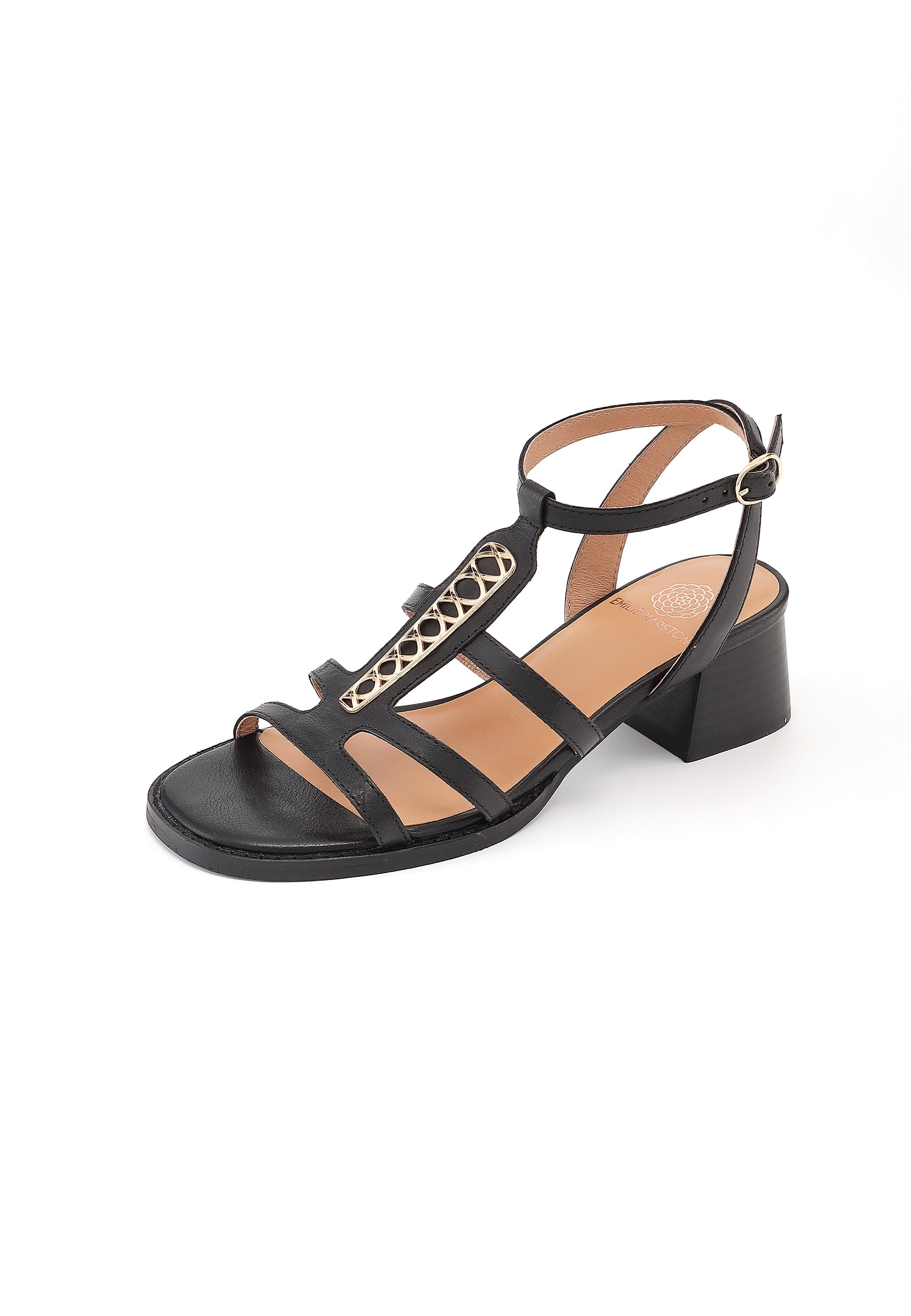 CATALINA - Sandales à talons élégantes Noir