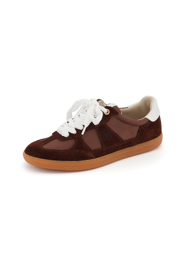 CHERRY - Baskets en cuir Marron/Chocolat