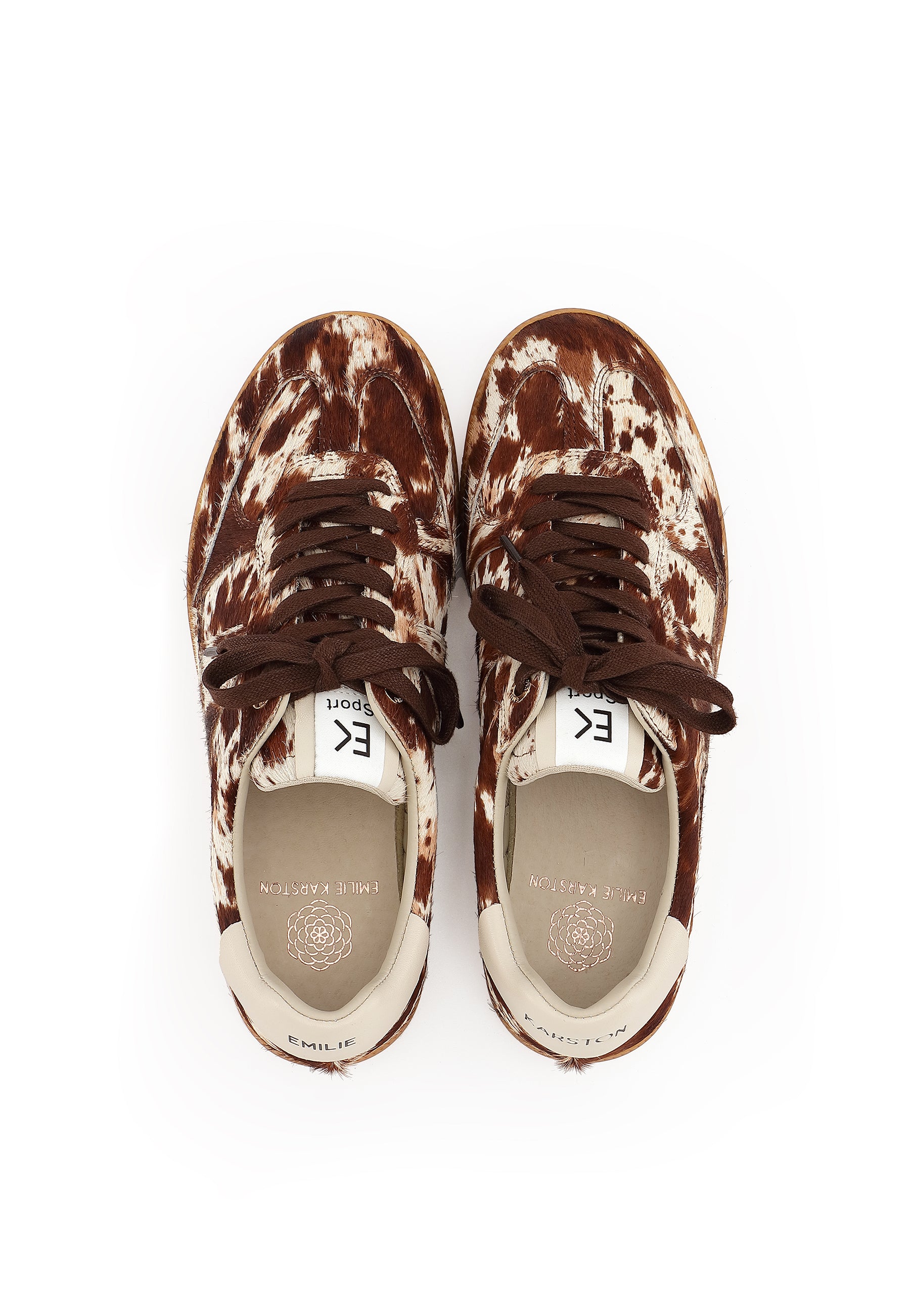 CHERRY - Baskets en cuir Tiramisu