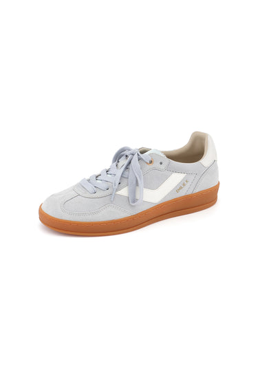 ELVA - Basket en cuir Bleu ciel