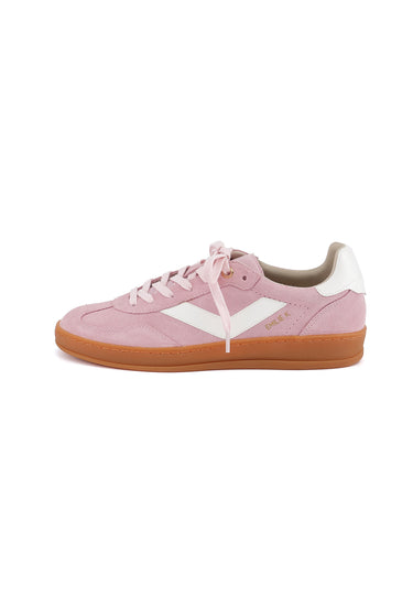 ELVA - Basket en cuir Rose