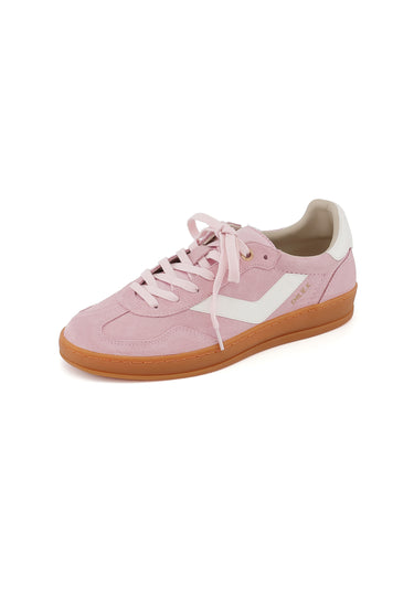 ELVA - Basket en cuir Rose