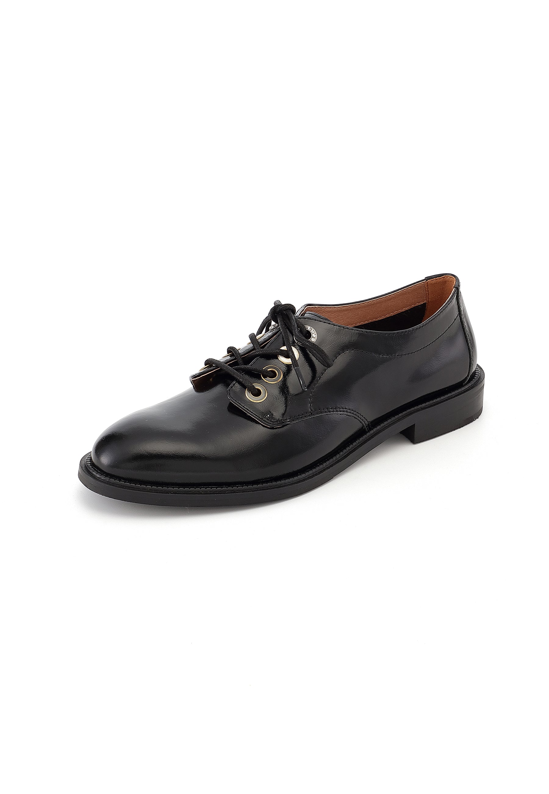 JULIANNE - Derbies Vernis Noir
