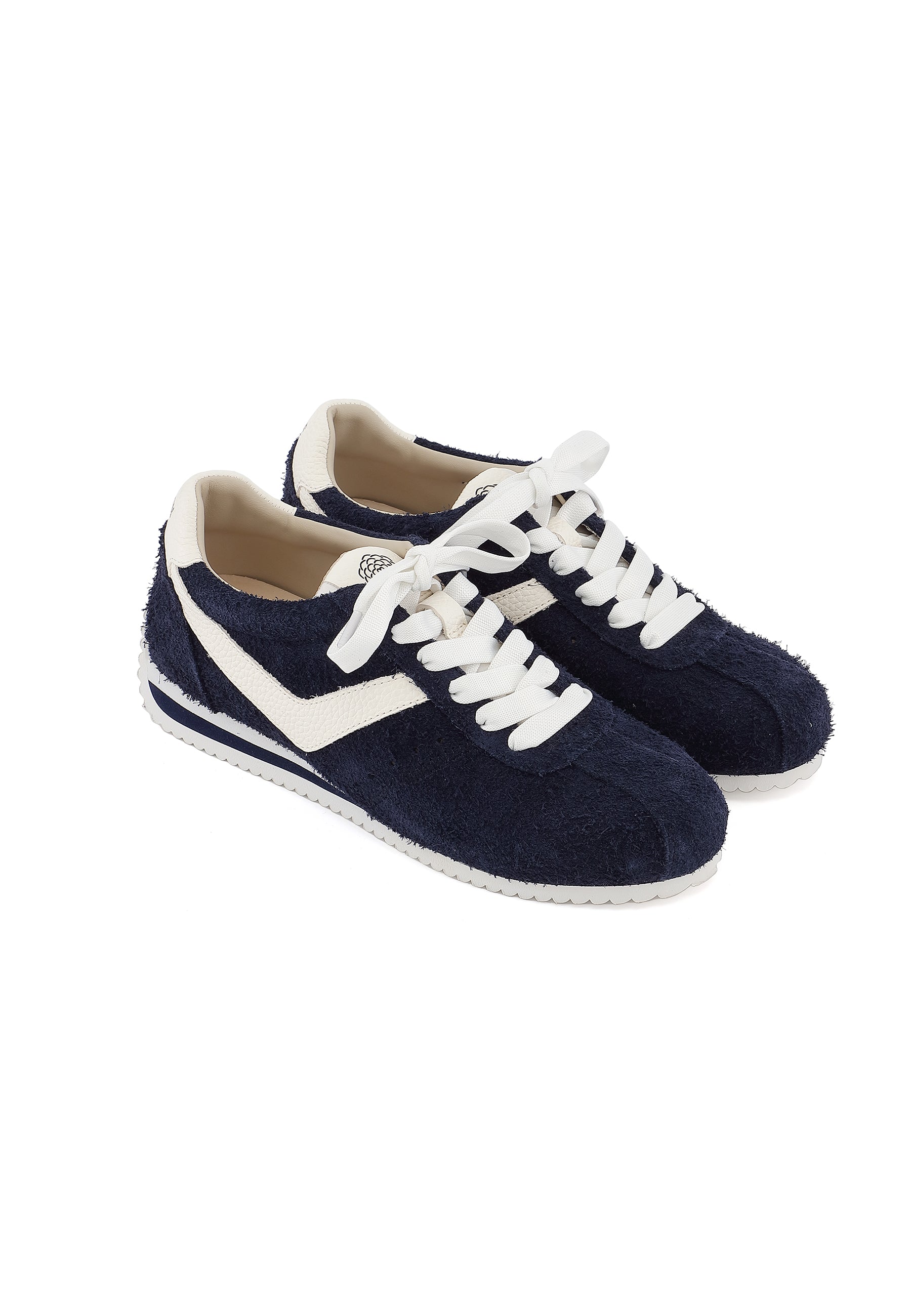 KANO - Baskets en cuir Marine