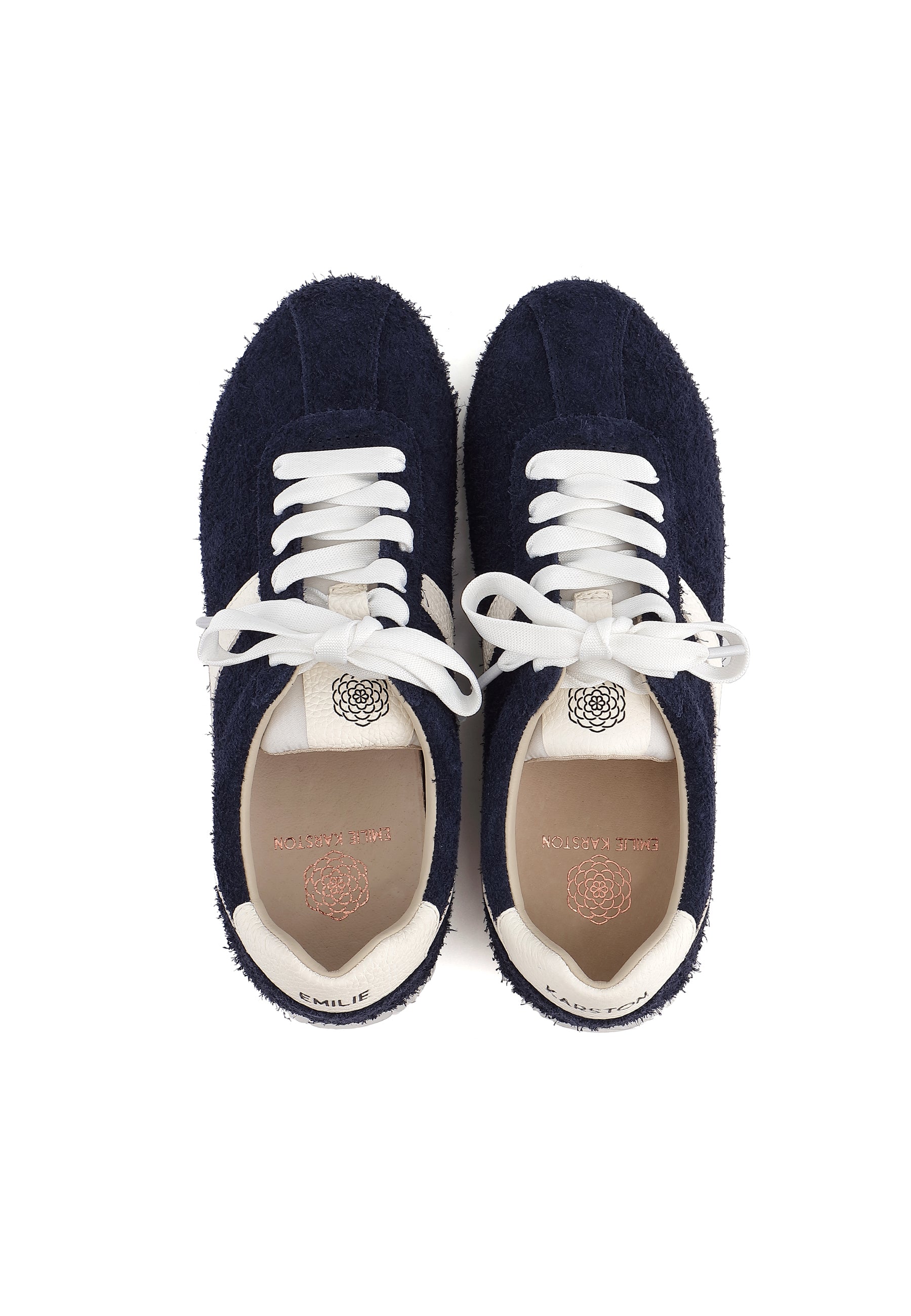 KANO - Baskets en cuir Marine