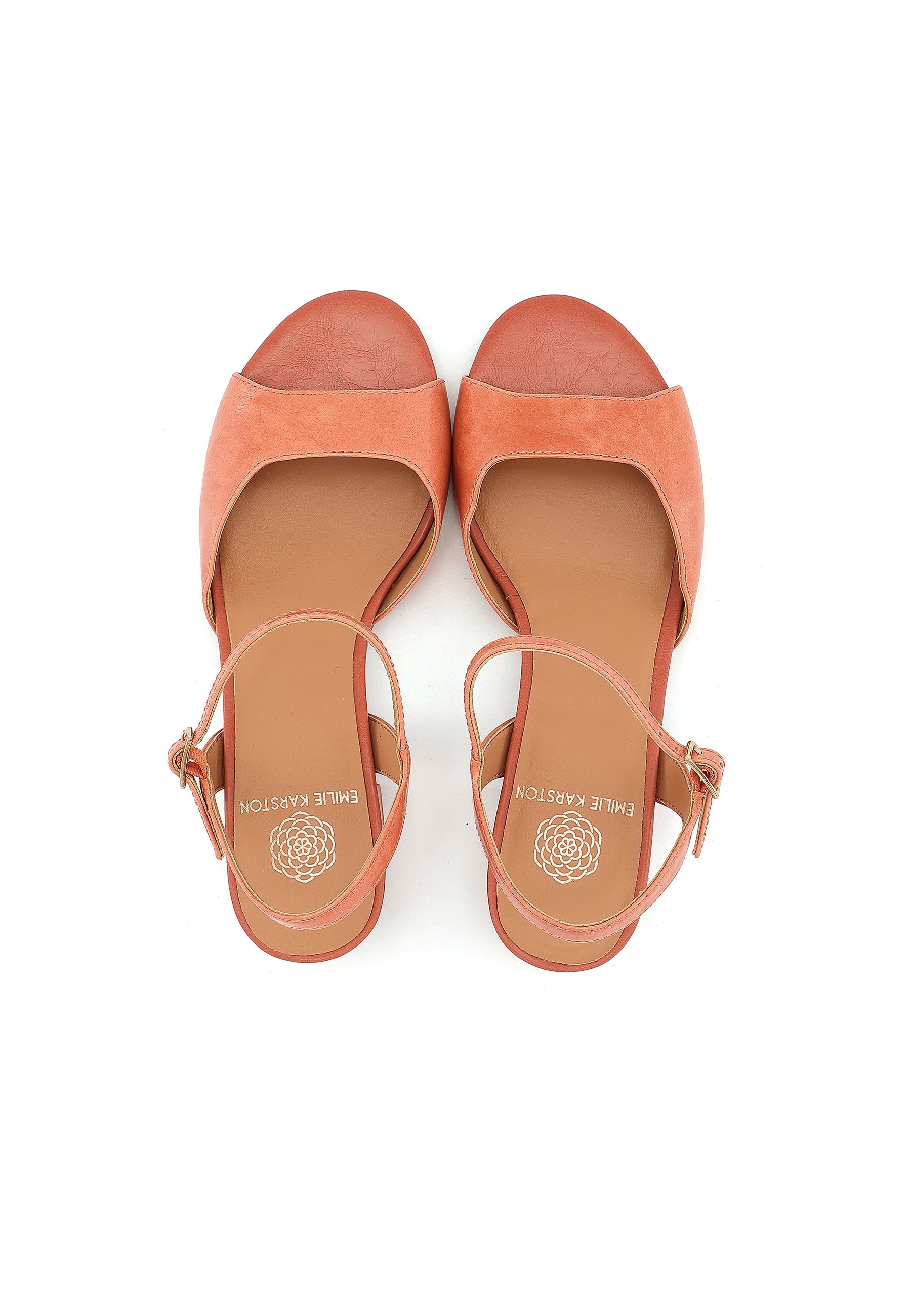 LOUCIA - Sandales à Talons en Cuir Rose