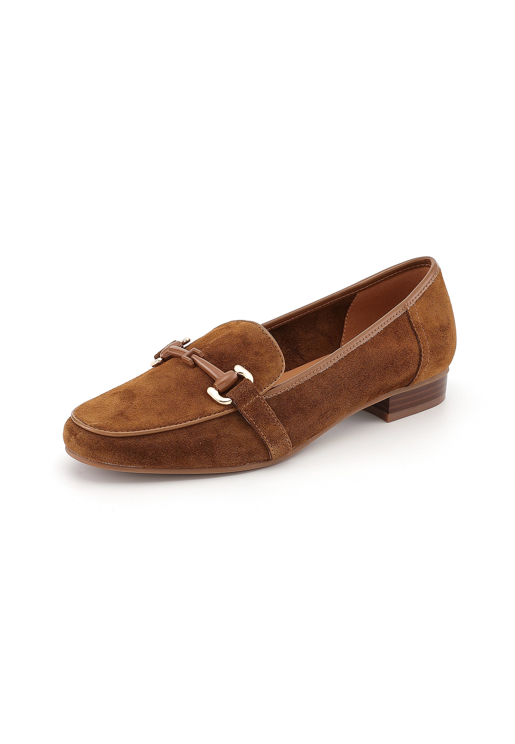 MARCIA - Mocassin en cuir Camel