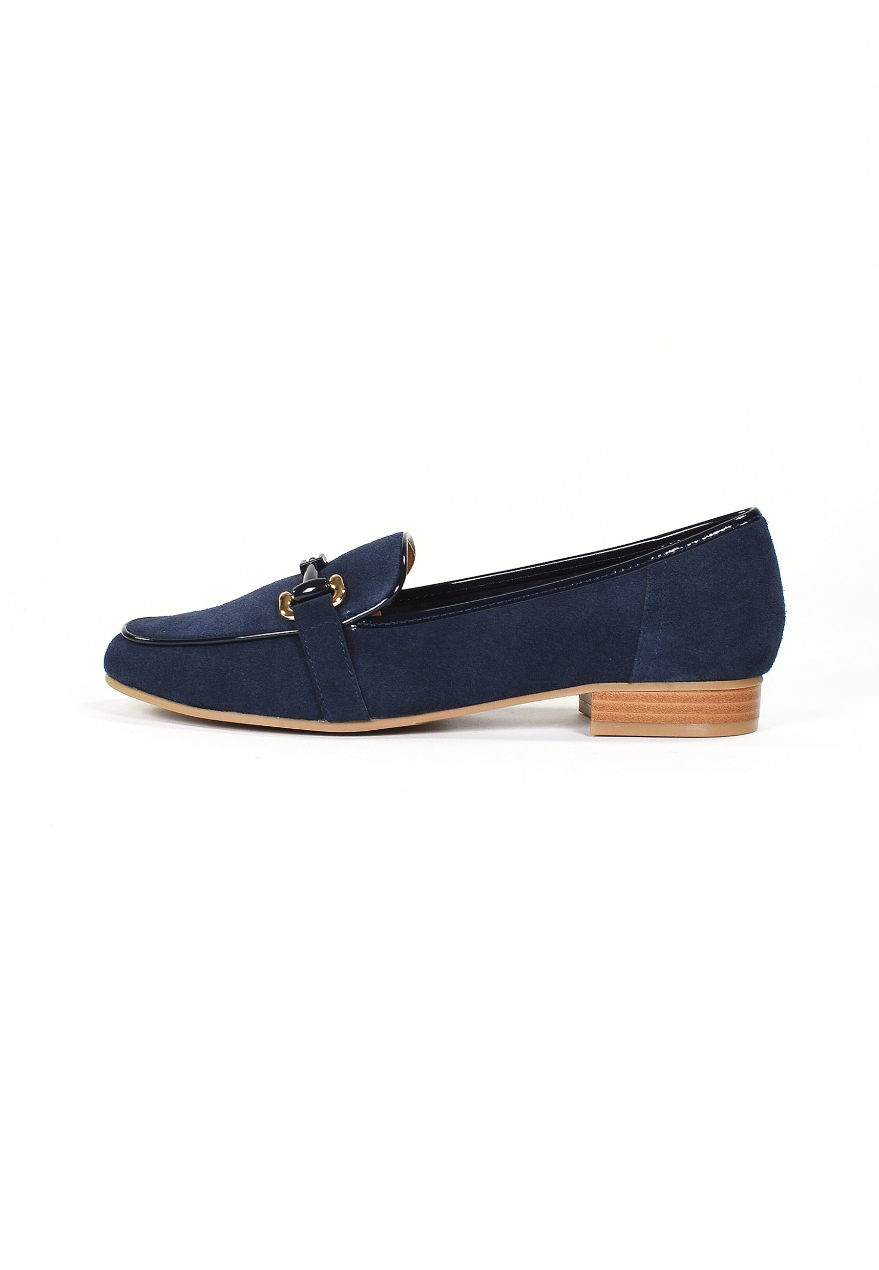 MARCIA - Mocassin en cuir Marine