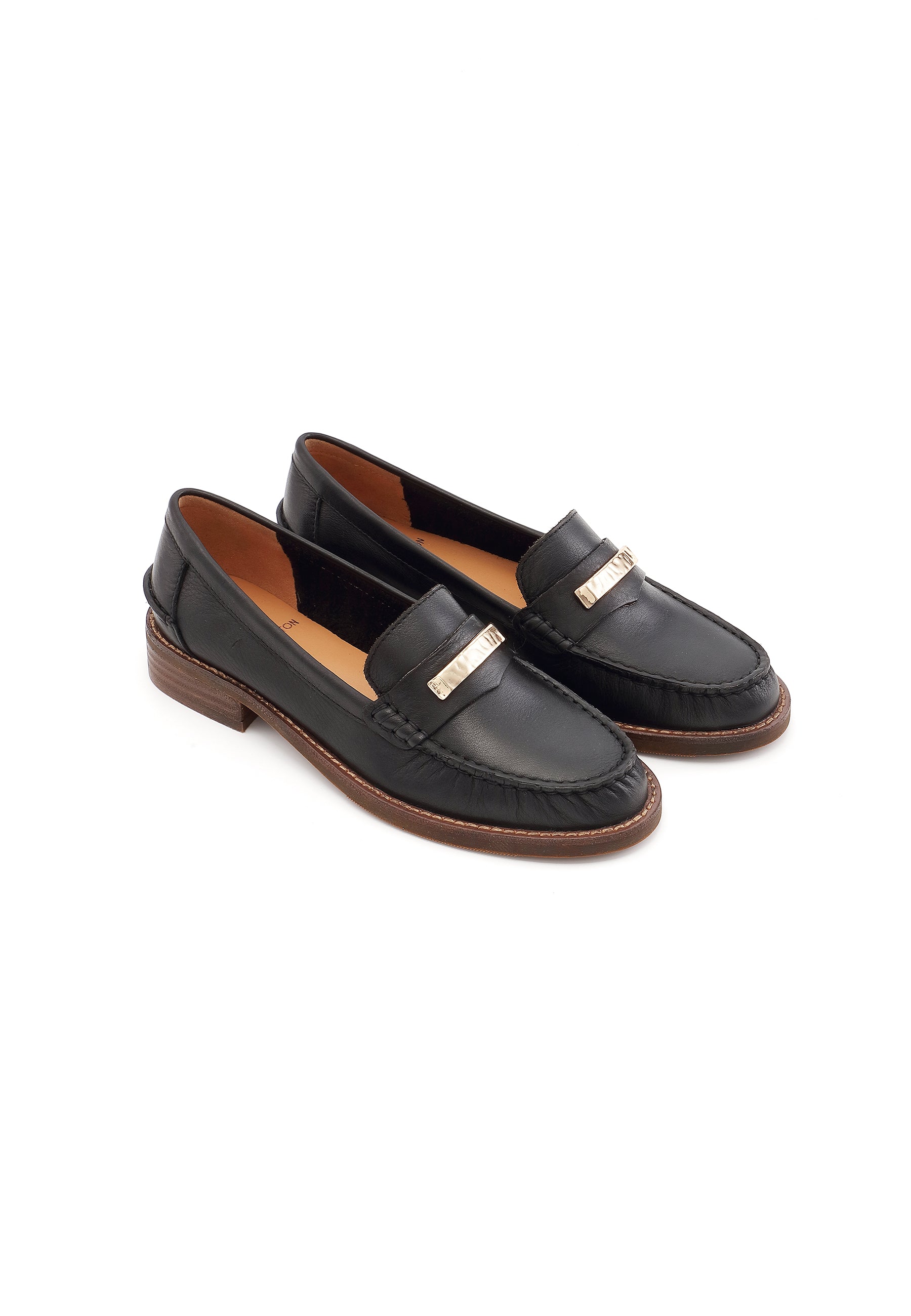 MARGOT - Mocassins en cuir Noir