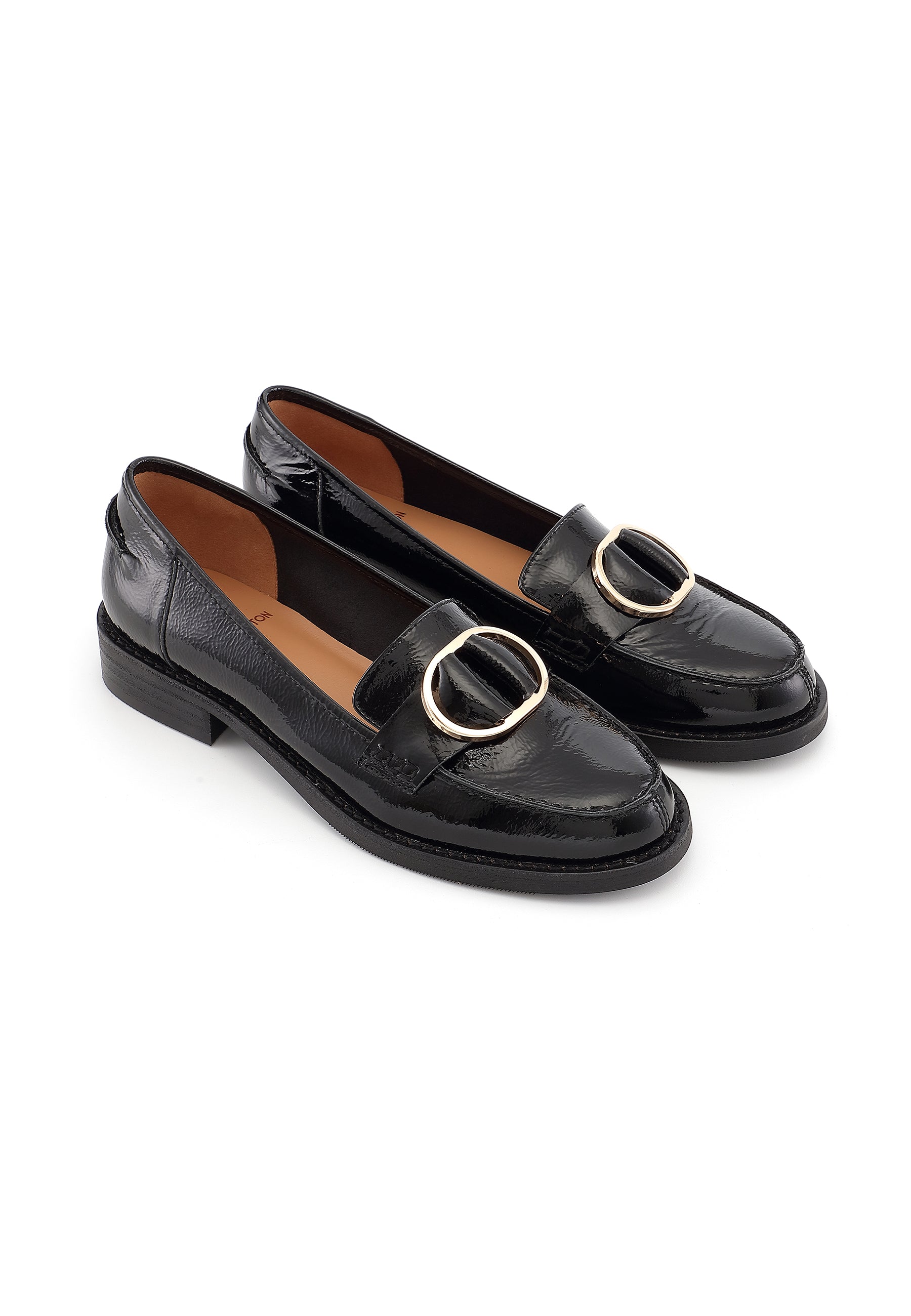 NORA - Mocassins en cuir Noir